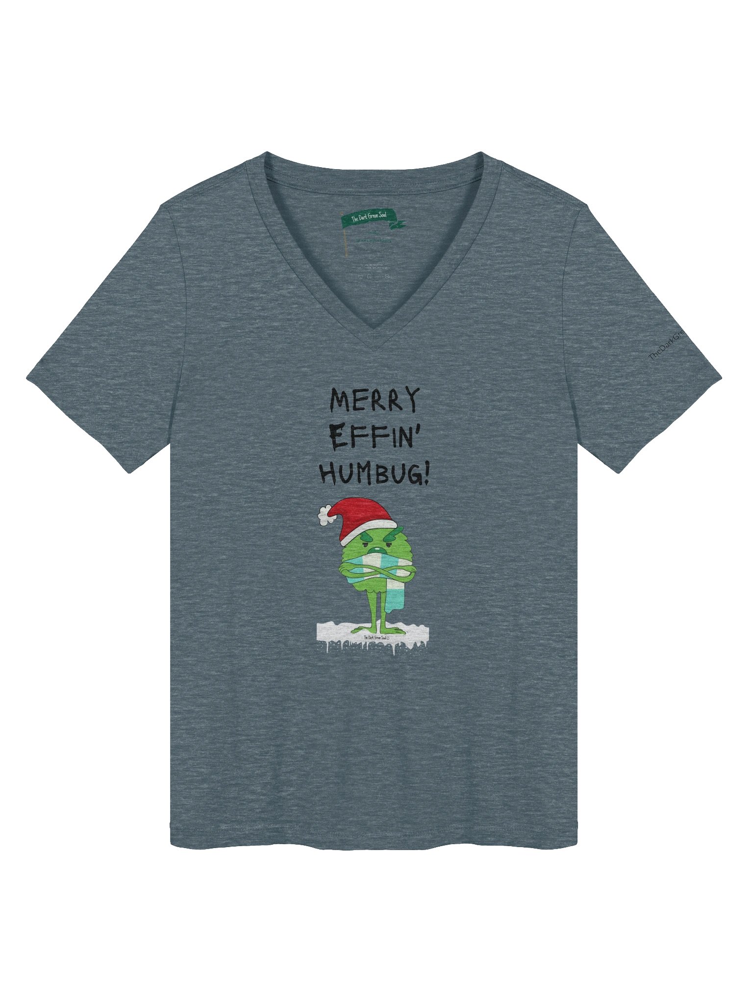 Less Merry Humbug - Women's V-Neck Tee product image (7)