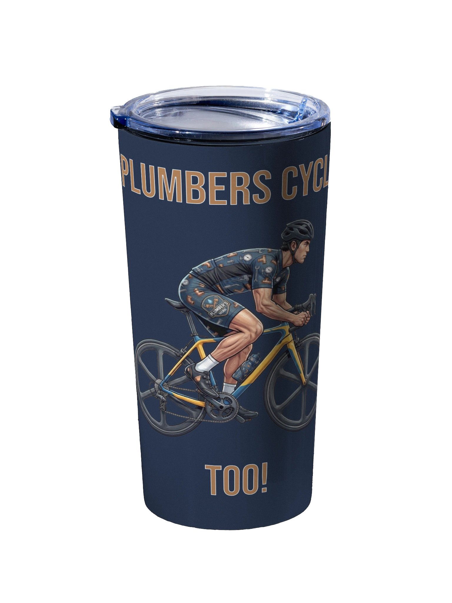 Plumber Athlete 20oz Tumbler | Mens Cycling Edition product image (2)