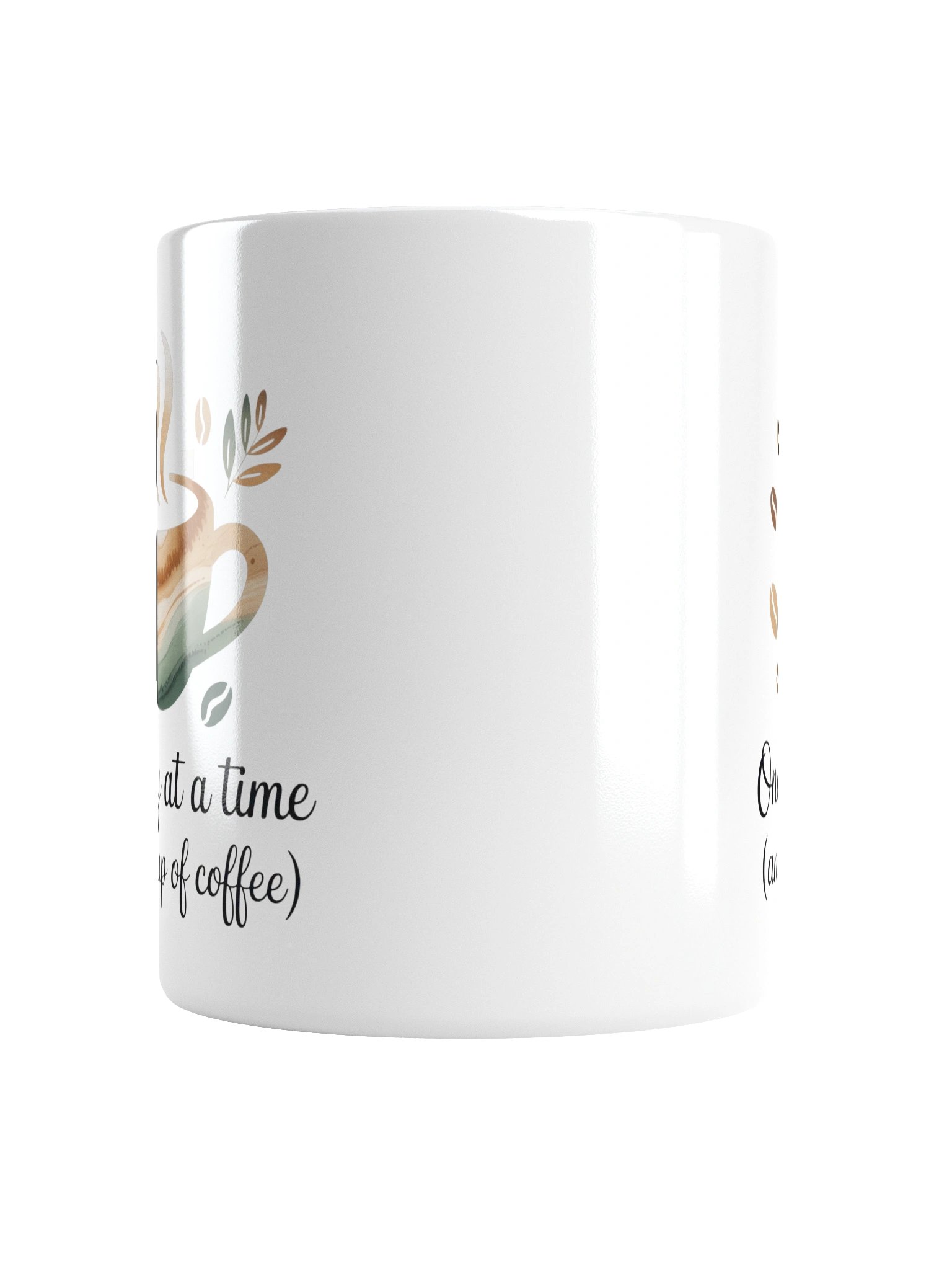 One Day at a Time Coffee Mug – Mindful Lifestyle Gift product image (2)
