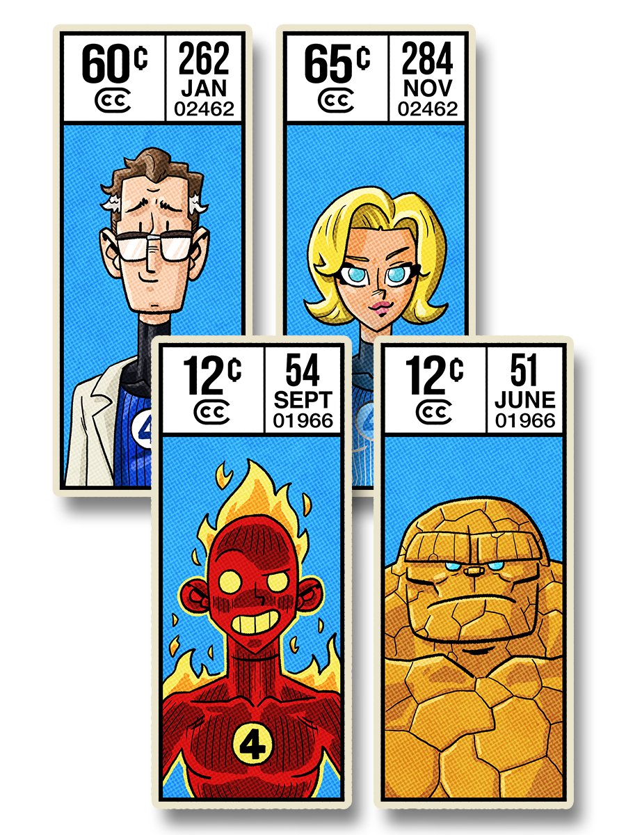 Fantastic Four Sticker Pack product image (1)