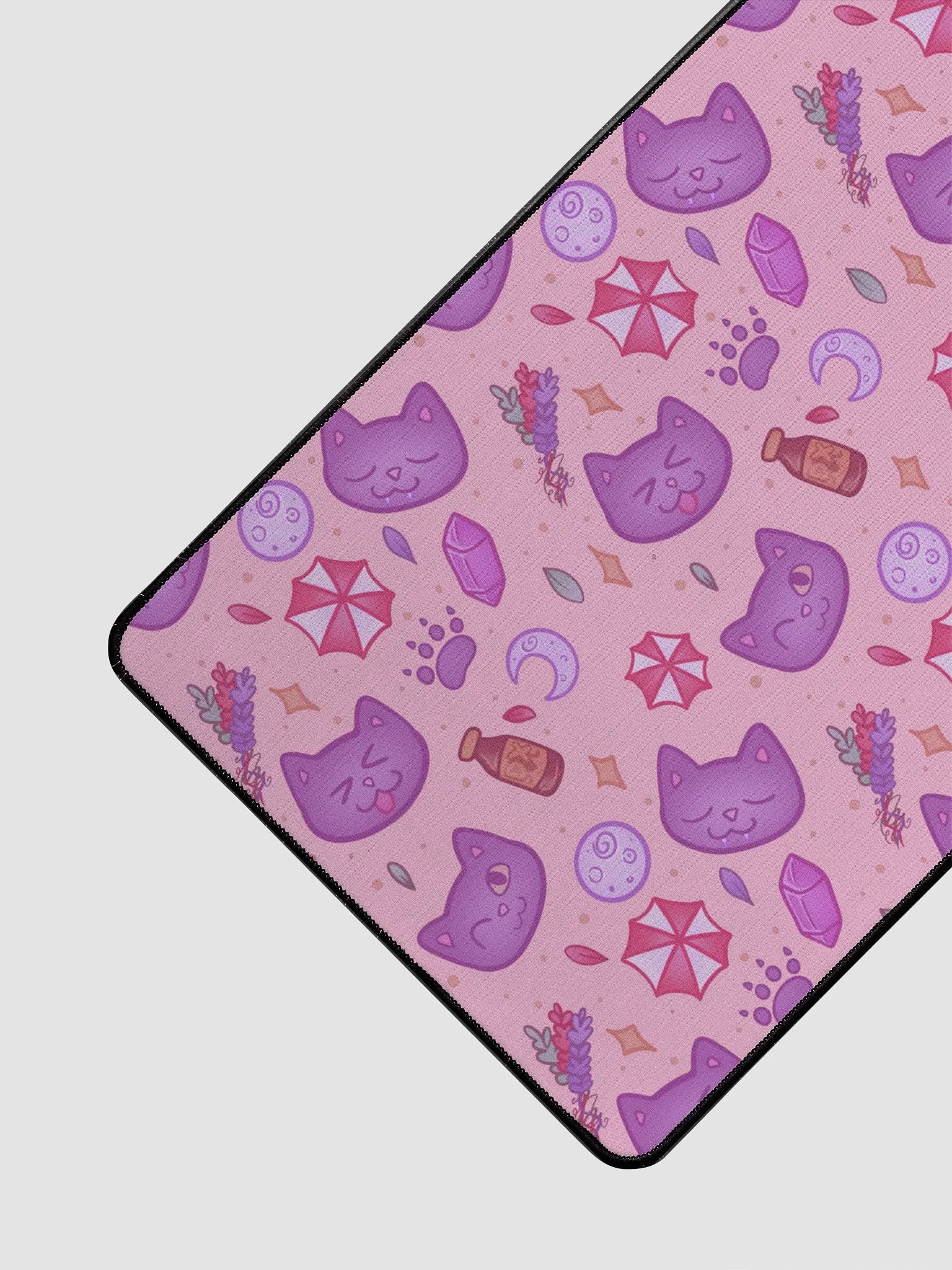 Kitty Desk Mat - Pink/Red product image (3)