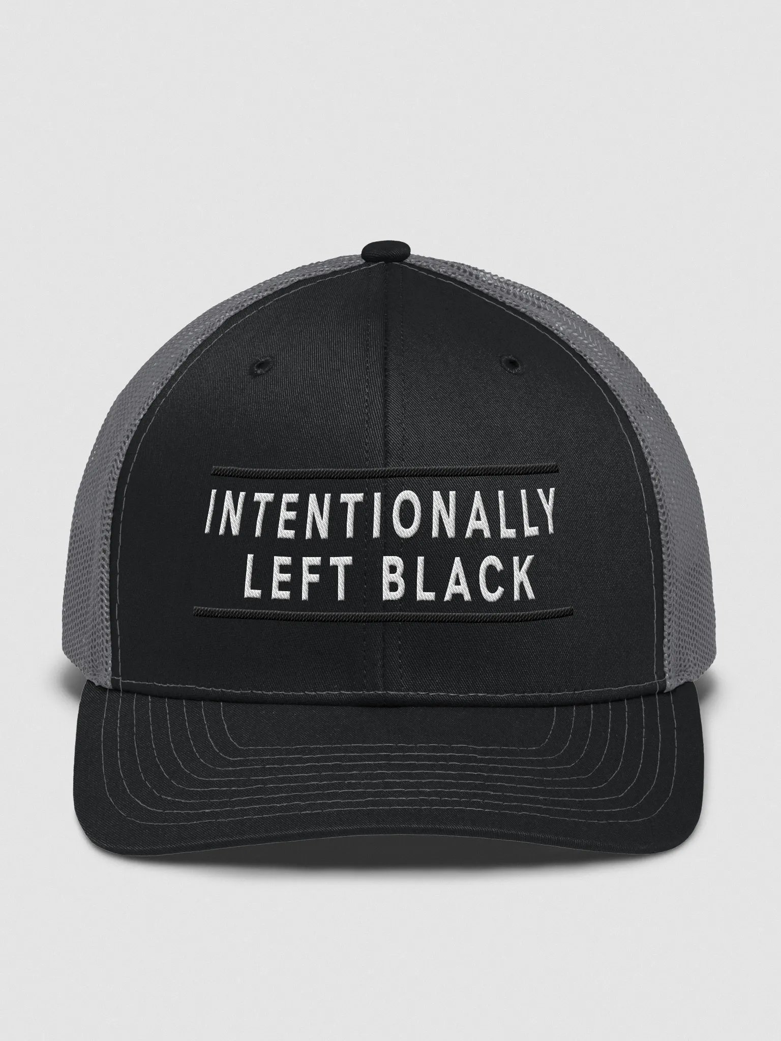 INTENTIONALLY LEFT BLACK - TRUCKER HAT product image (1)