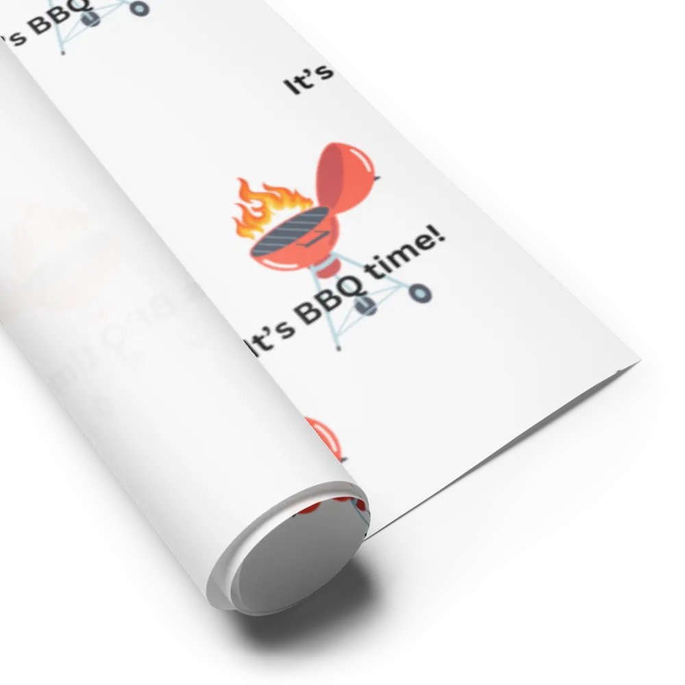 It's BBQ time Wrapping Paper product image (6)