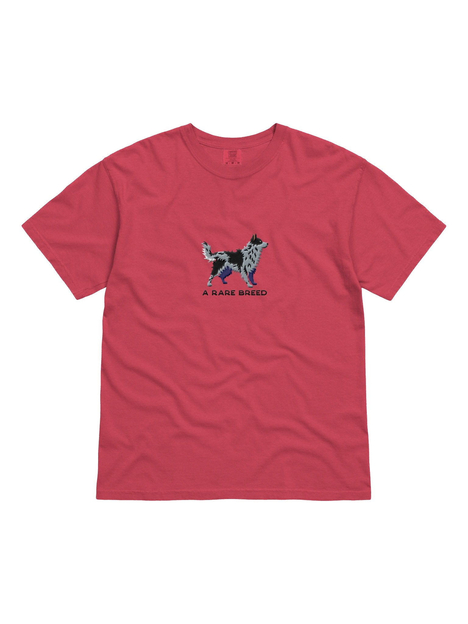 A Rare Breed T-Shirt(Embroidered) of a Hungarian Mudi(Blue Merle) product image (4)