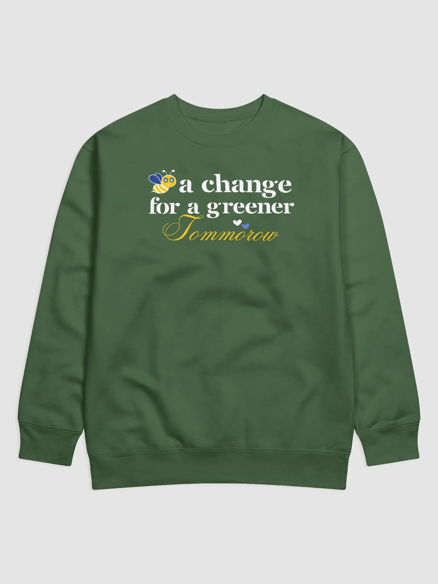 Bee A Change For a Greener Tomorrow, Earth Day Heritage Sweatshirt product image (13)