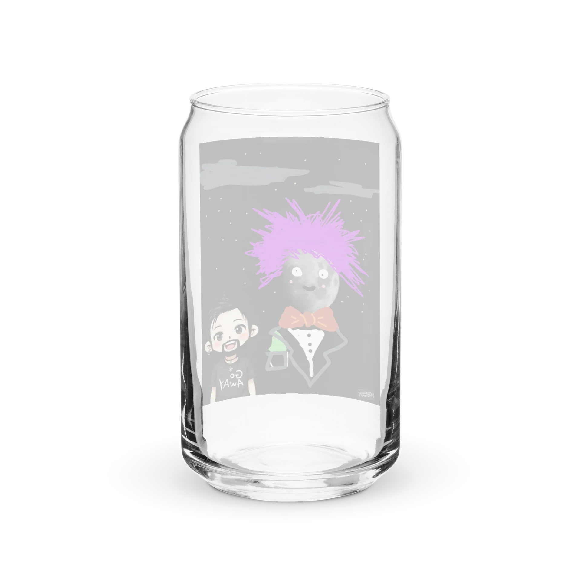 Tuxedo Mr.Moon Can-Shaped Glass product image (2)