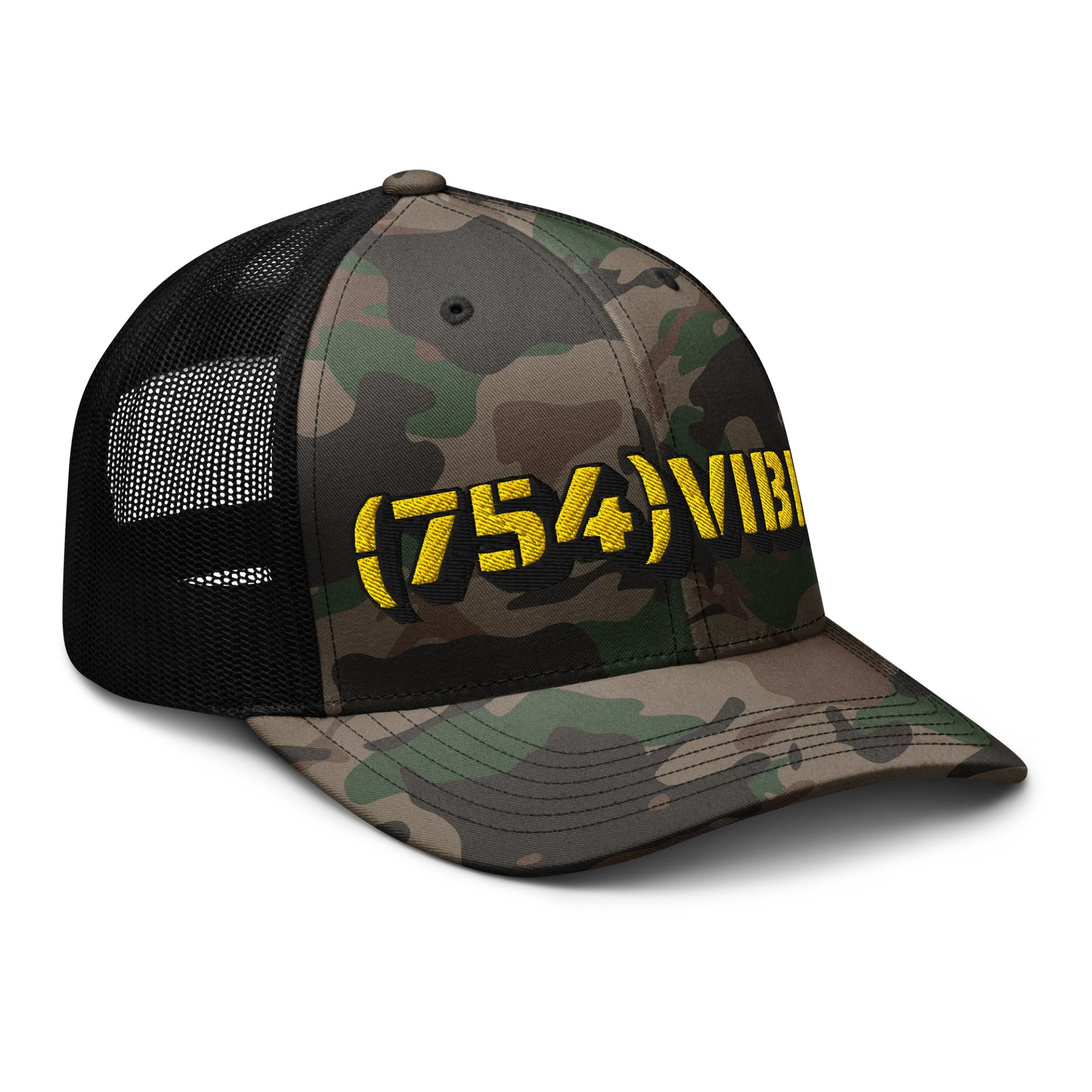 Vibrant Camo Vibe Trucker Hat product image (6)