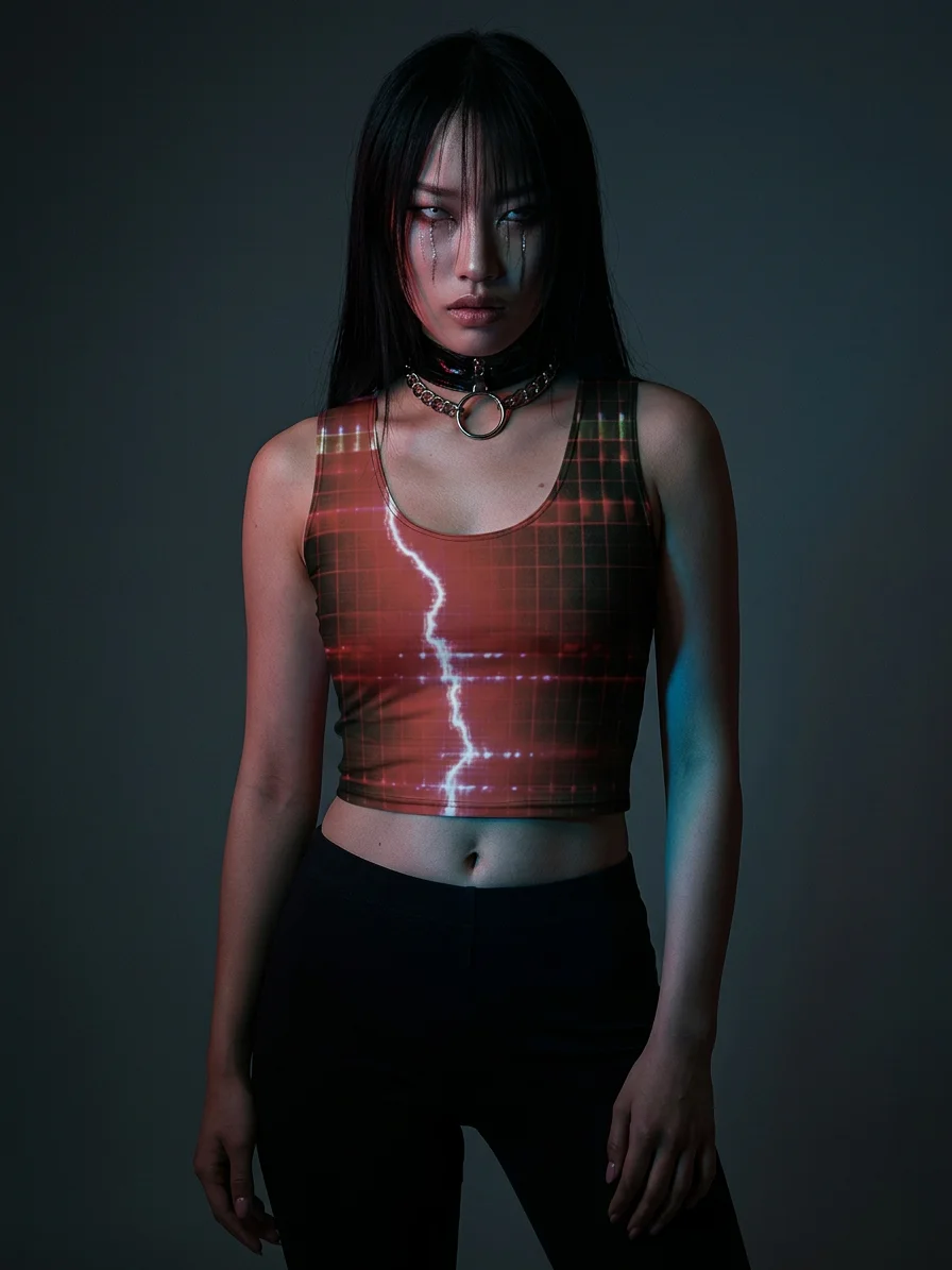 RED LIGHTNING - CROP TOP product image (5)