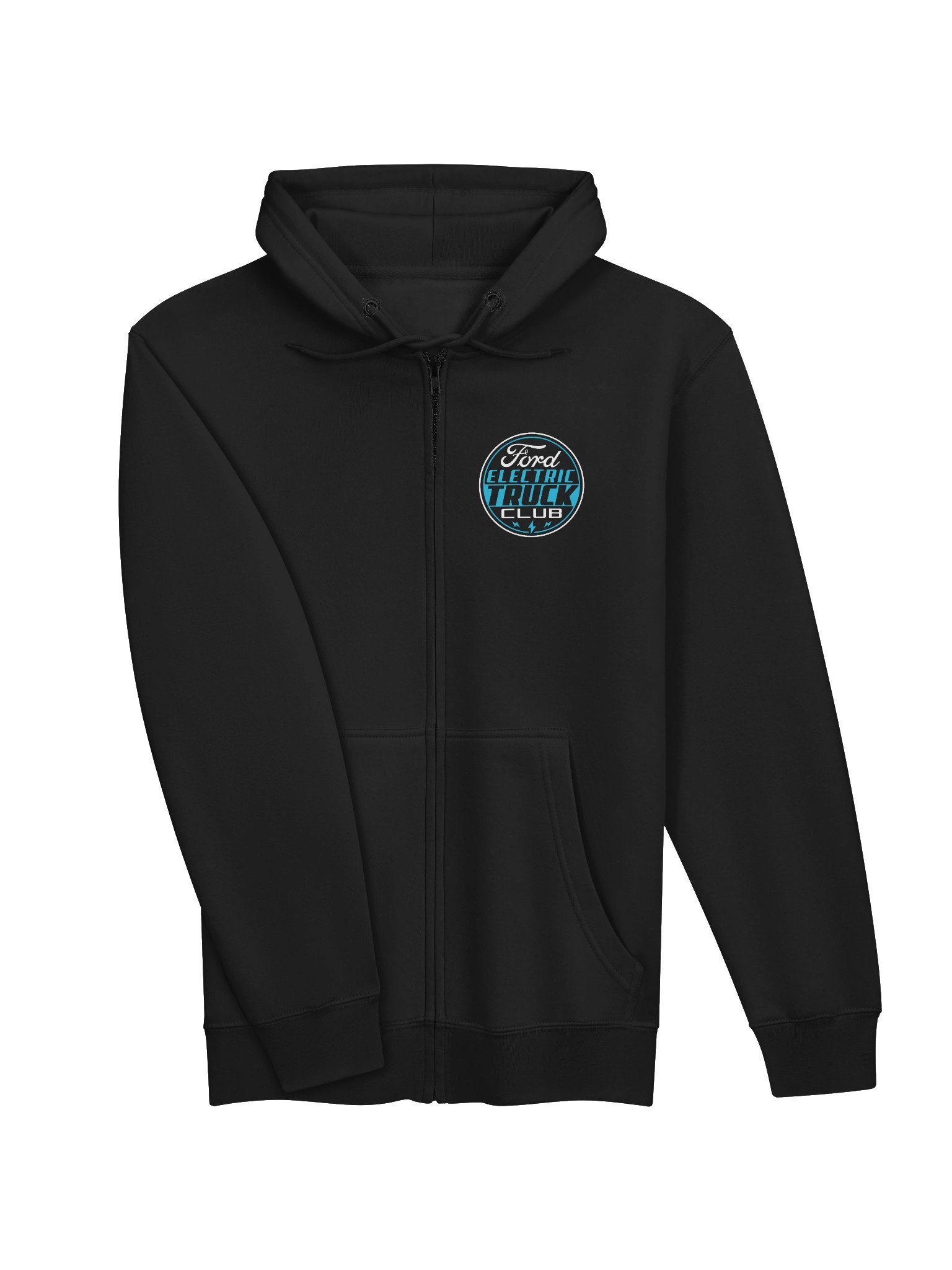 Ford Electric Truck Club Zip-Up Hoodie (Black) product image (3)