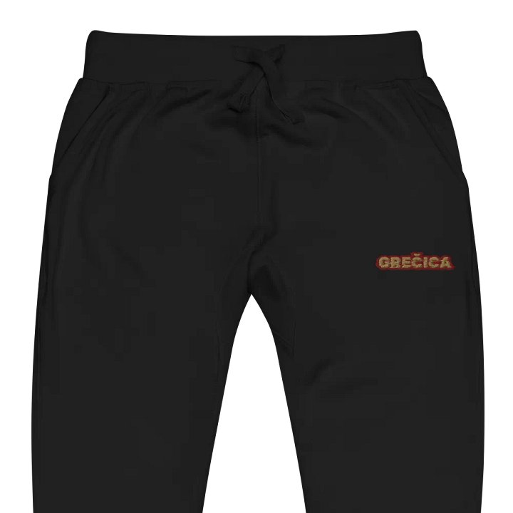 GREČICA Distorted Glitch Unisex Fleece Joggers product image (7)