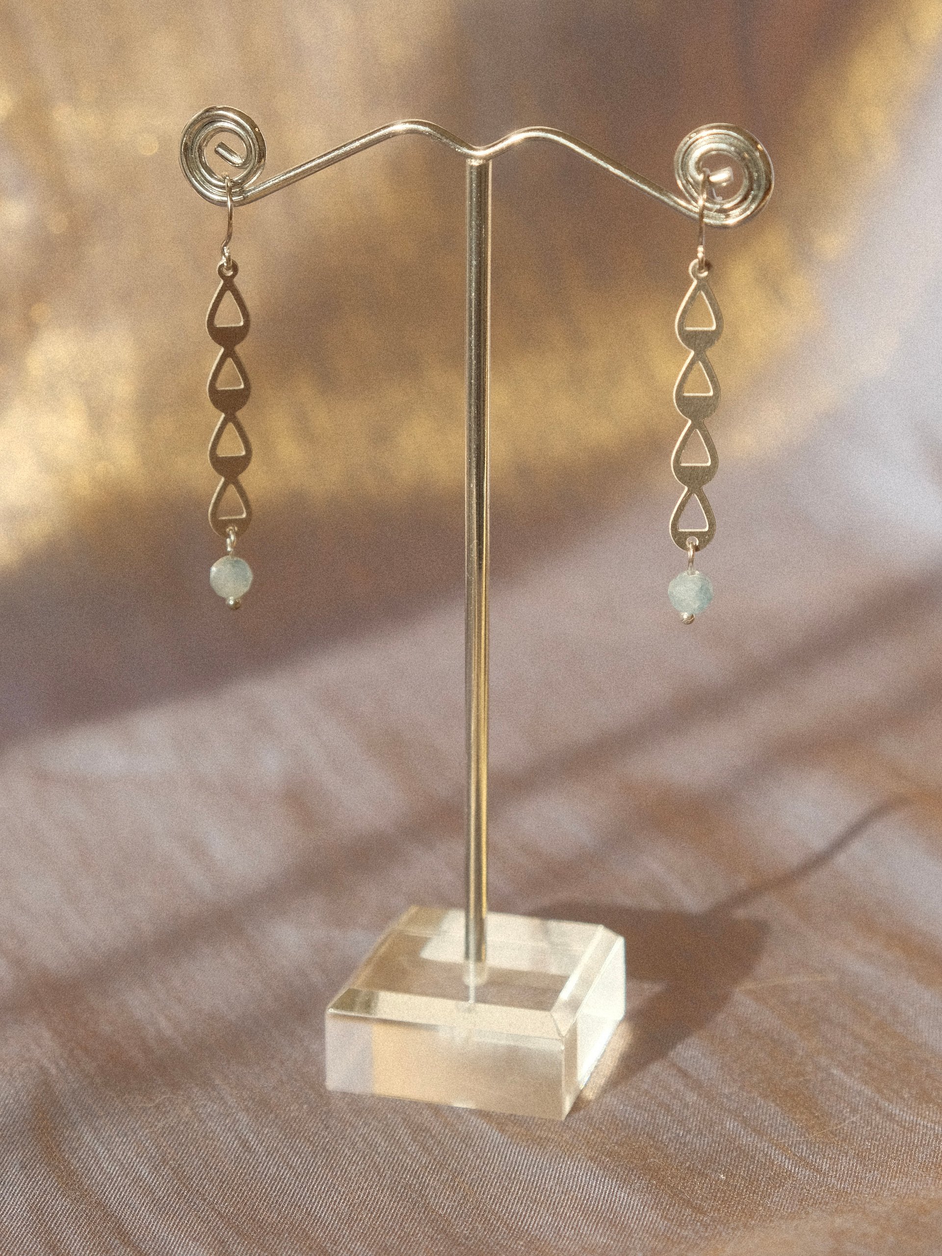 Kyanite Water Drop Earrings product image (7)