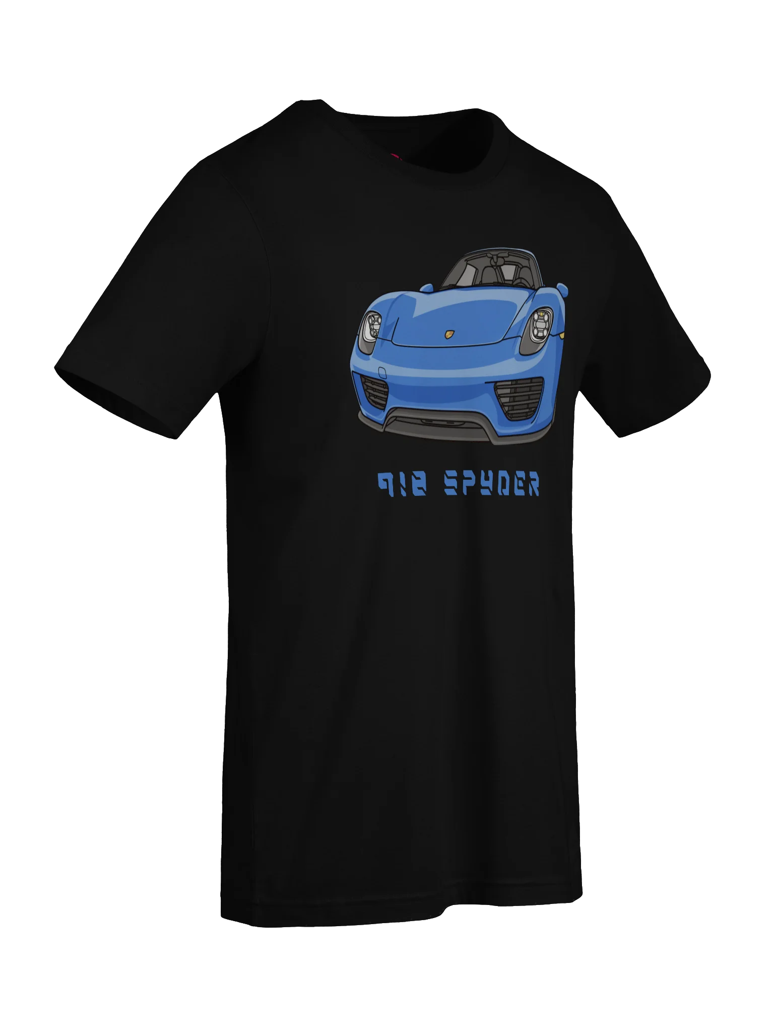 Blue Porsche 918 Spyder Shirt (Retro, Sketch, Silhouette) product image (76)
