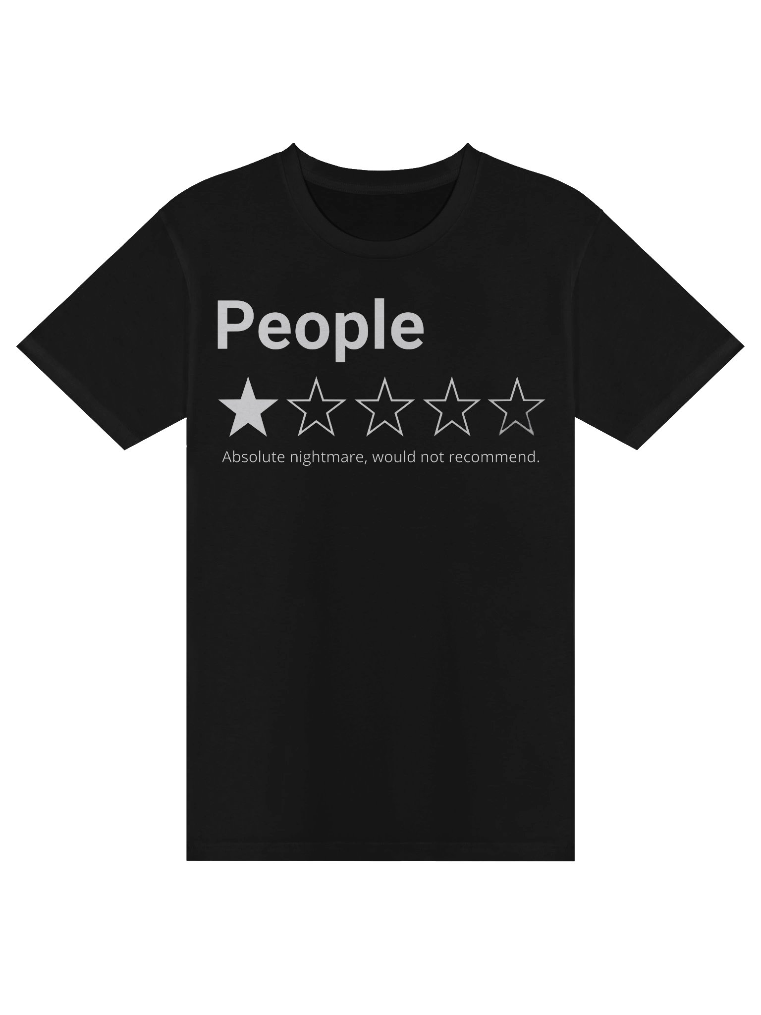 Unisex Premium T-Shirt Mock People Review Tee product image (1)