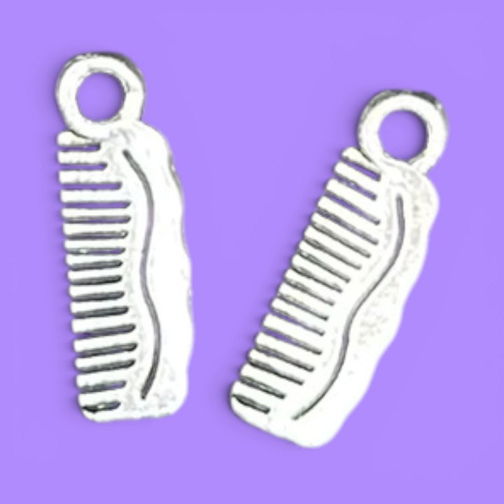 Comb Silver Whinny Winners Braid and Bridle Charms for Horses | Little Shop of Ponies product image (1)