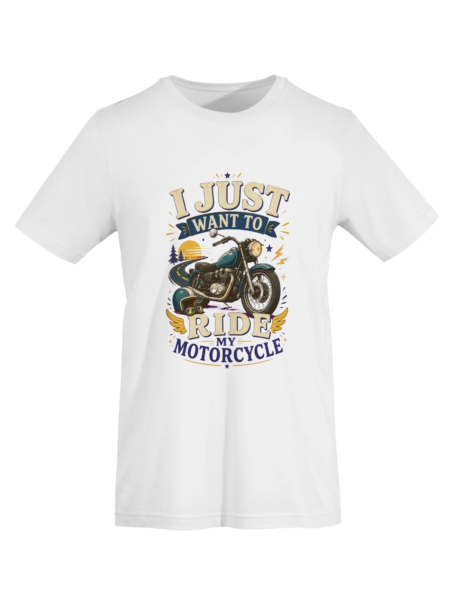 I Just Want To Ride My Motorcycle Tee product image (41)