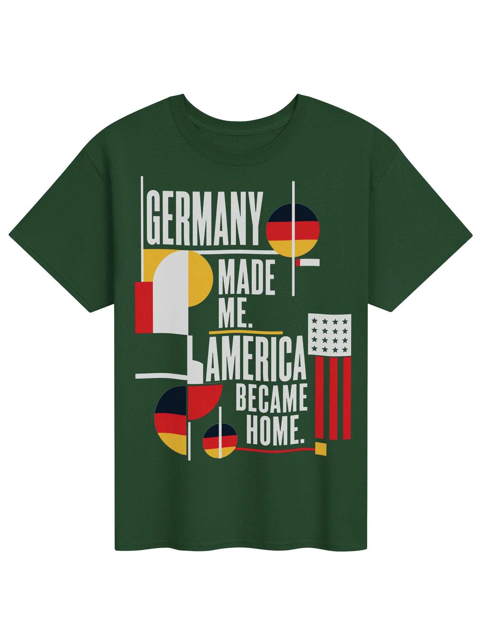 Germany Made Me America Became Home Tee product image (2)