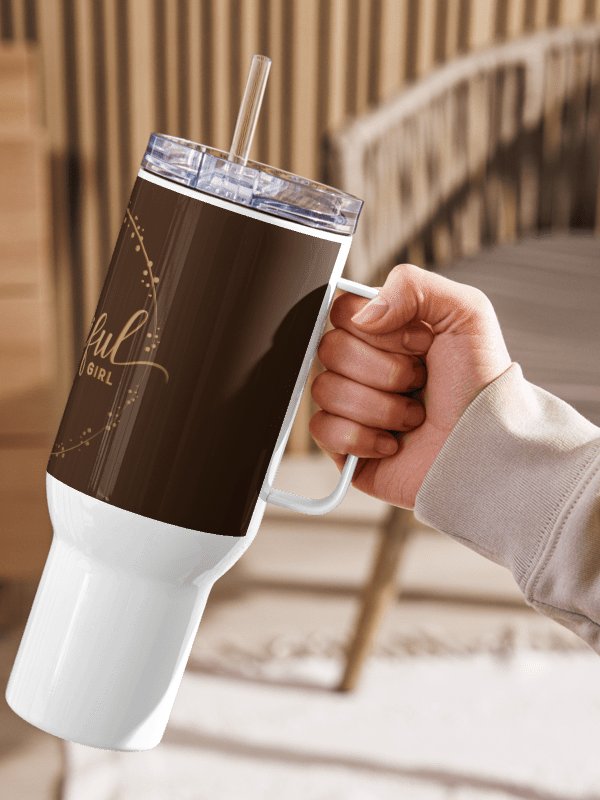 Beautiful Brown Girl Signature Travel Mug product image (1)