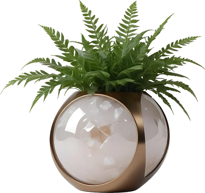 Glamour Organique – Luxury Design Planter PNG product image (1)