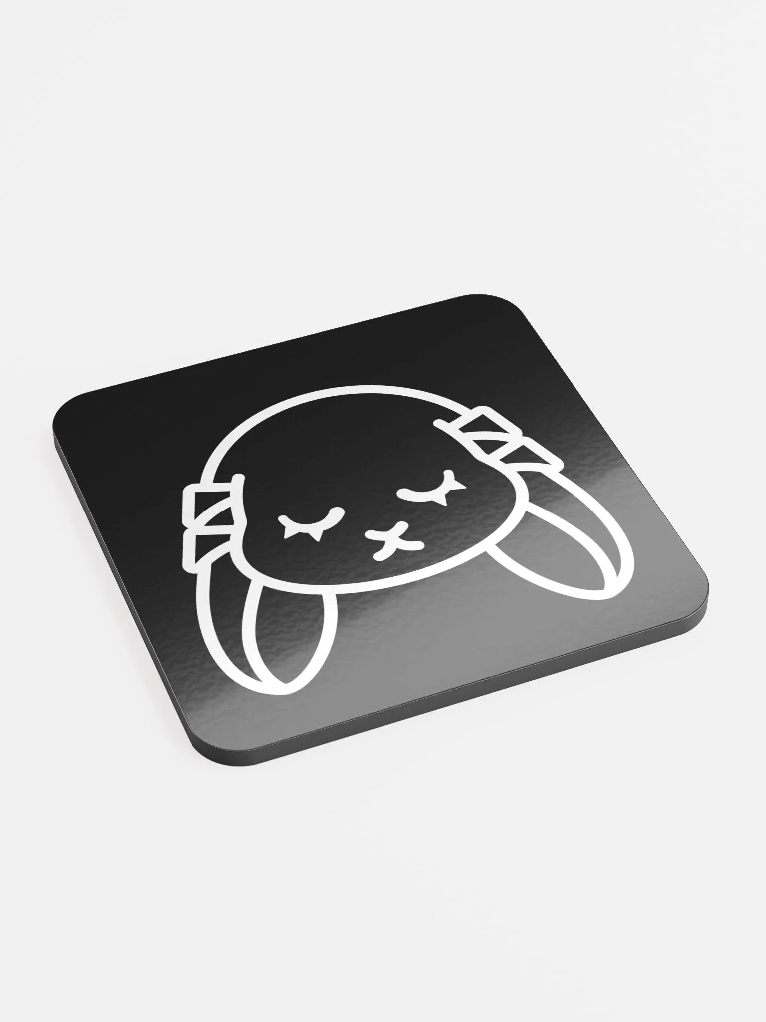 Dark Lop Bunny Cork Coaster product image (2)