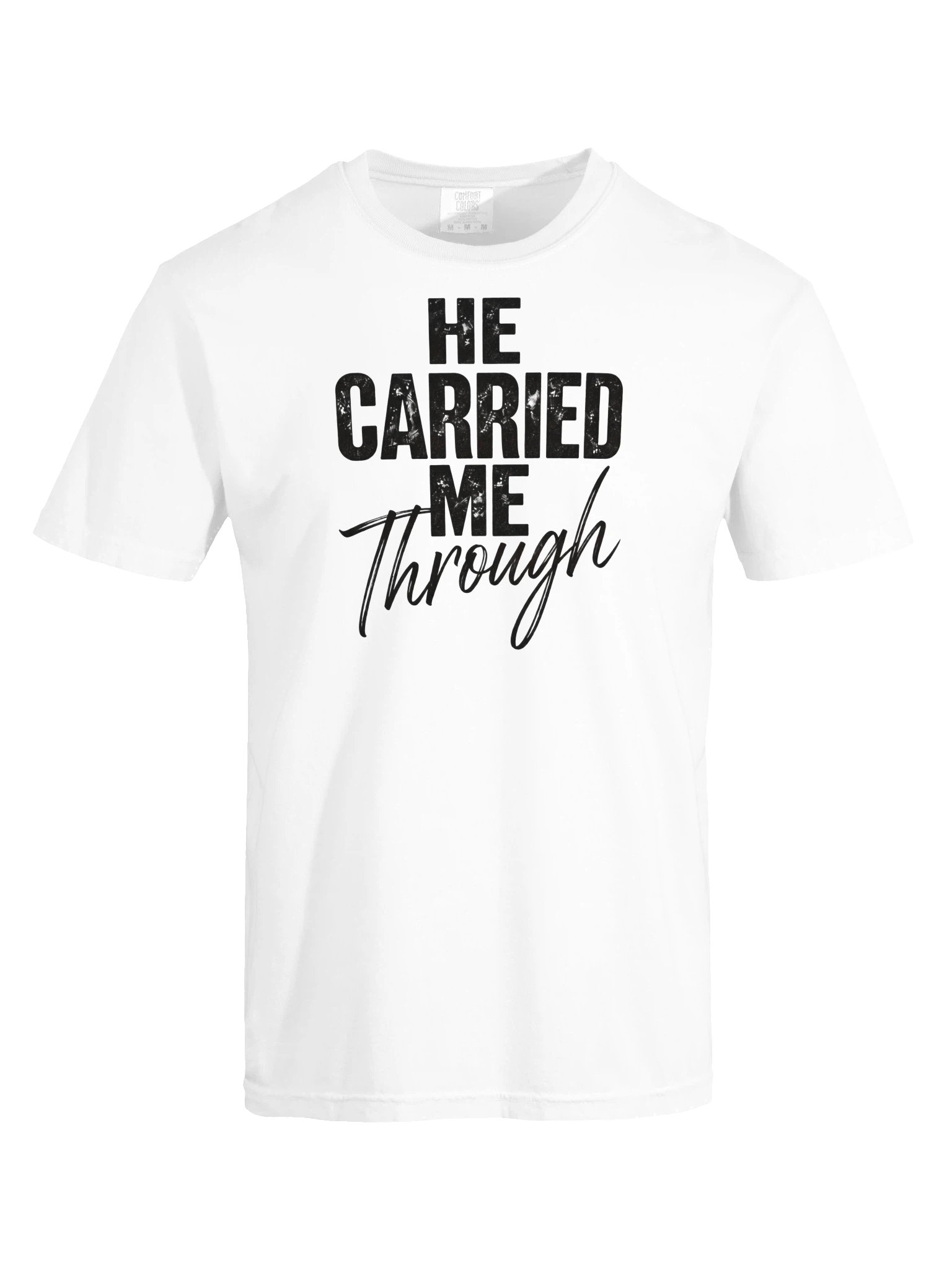 Joshua Clark He Carried Me Through Heavyweight T-Shirt product image (41)