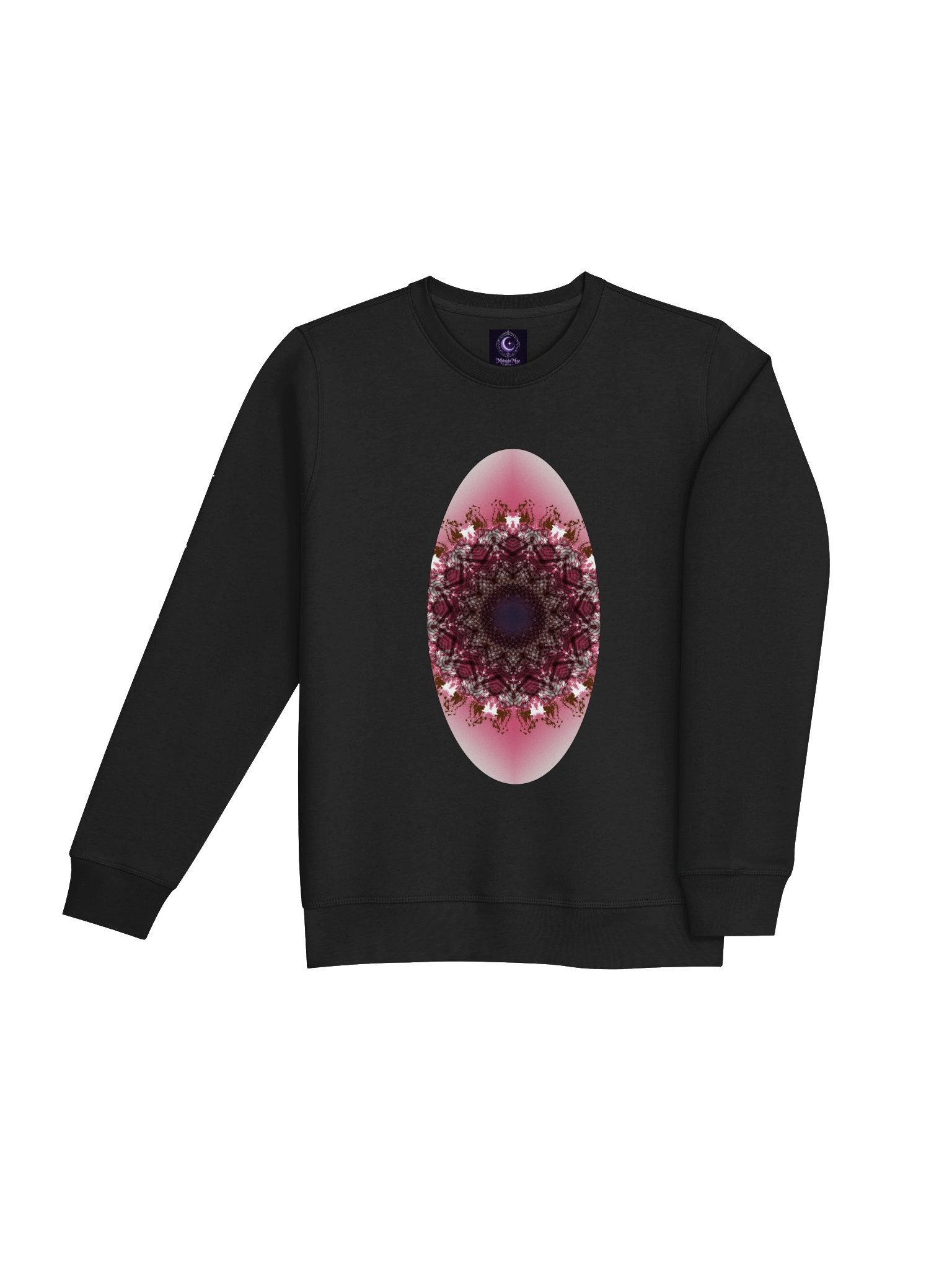 Emberlace Oval – Fall Mandala Sweatshirt in Maroon & Soft Pink Glow product image (12)