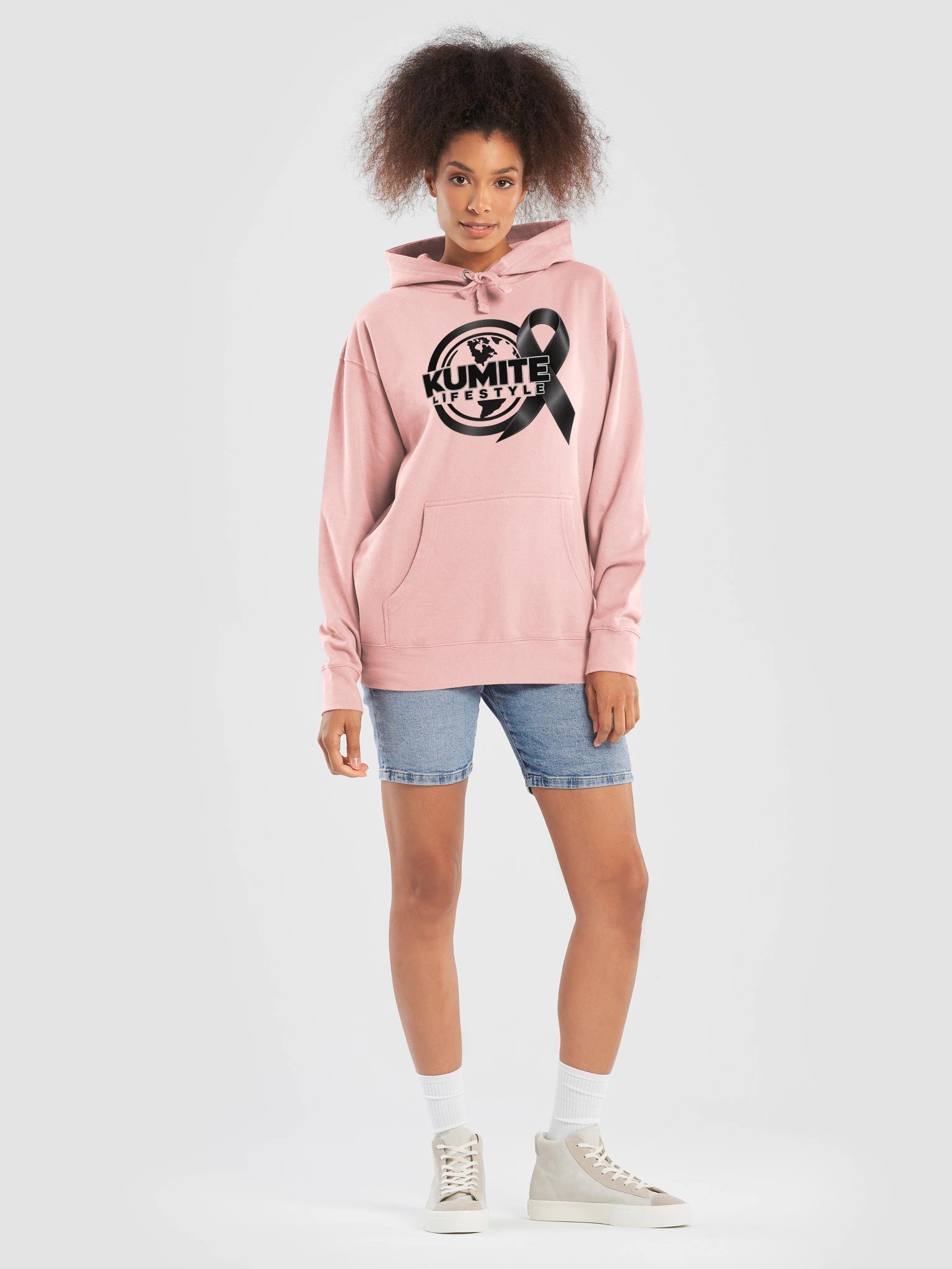 Kumite Lifestyle | Fight Together Breast Cancer Awareness Hoodie product image (7)