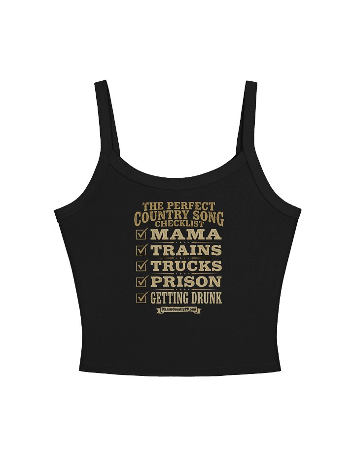 The Perfect Country Song Checklist — Women's Tank Top product image (1)