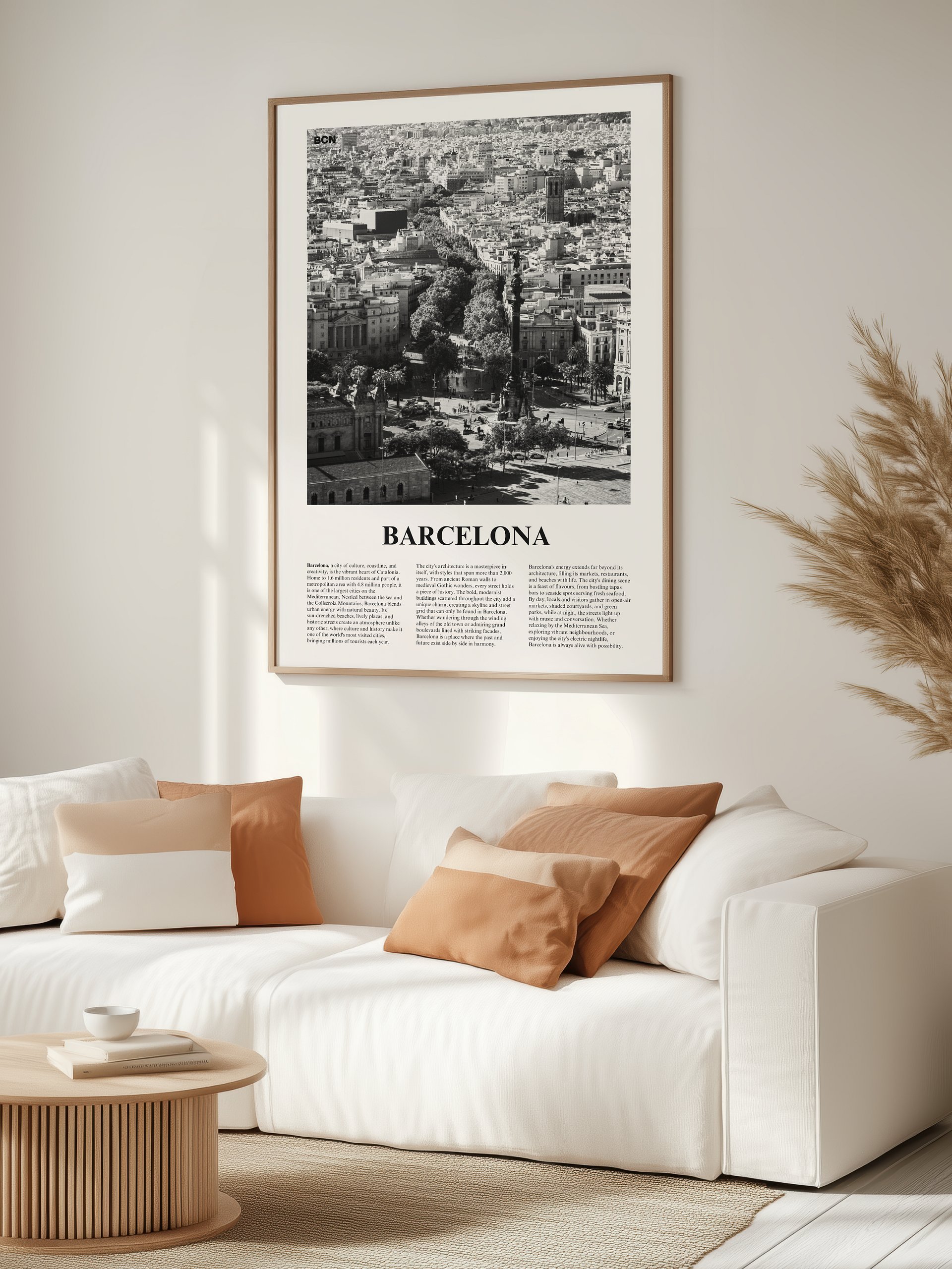 Barcelona 03 Newspaper Poster | Framed product image (3)