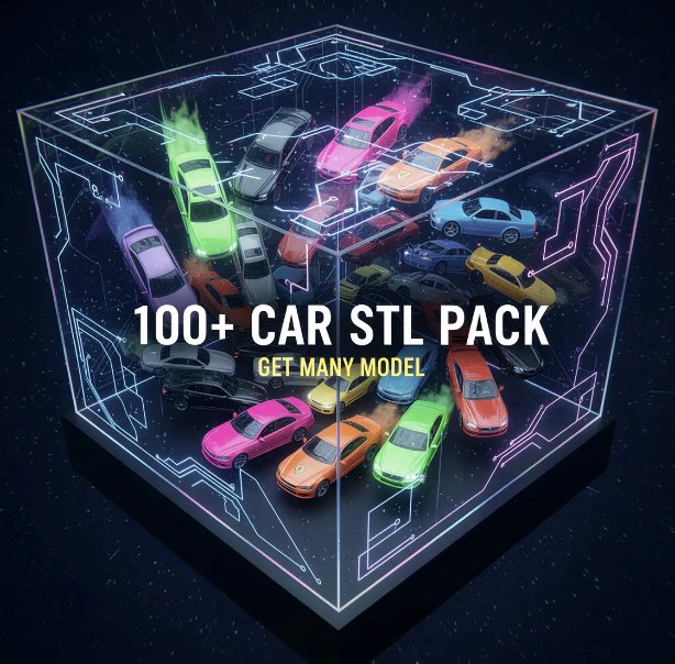 All Vehicles Mega STL Pack – 470GB+ 3D Printable Models from 110 Brands product image (1)