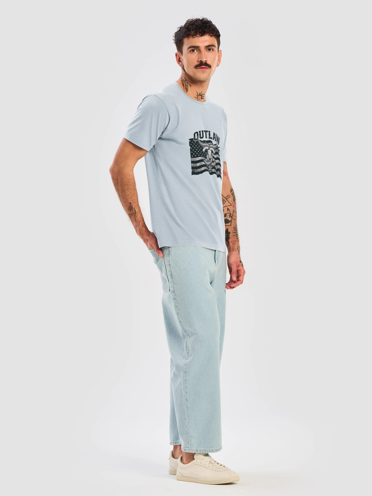 Outlaw Denim Tee - Front product image (8)