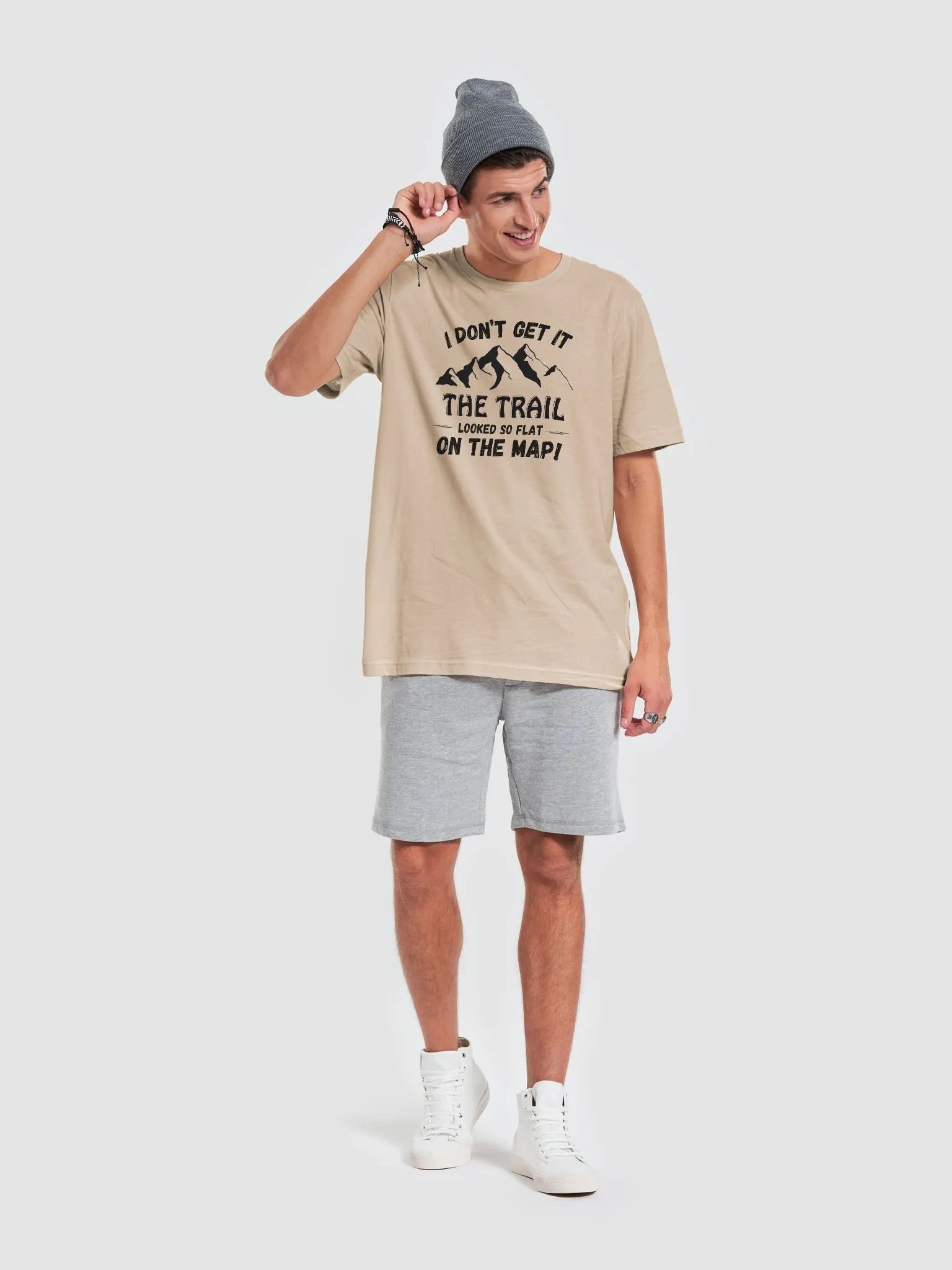 I Don't Get It, Trail Looked Flat on Map Light Unisex Jersey Short Sleeve Tee product image (56)
