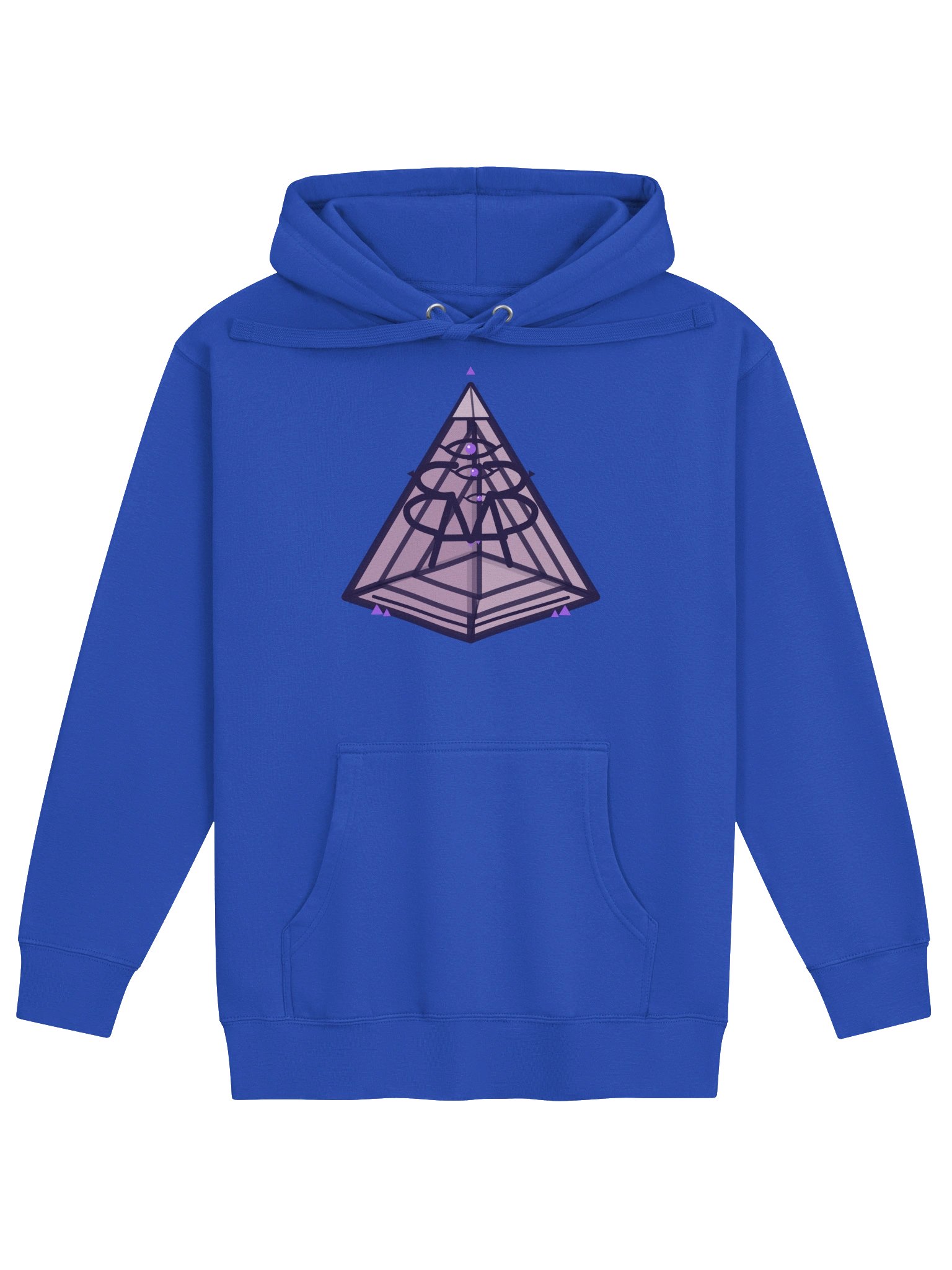 AMP-33 5D Pyramid Hoodie — Blue product image (1)