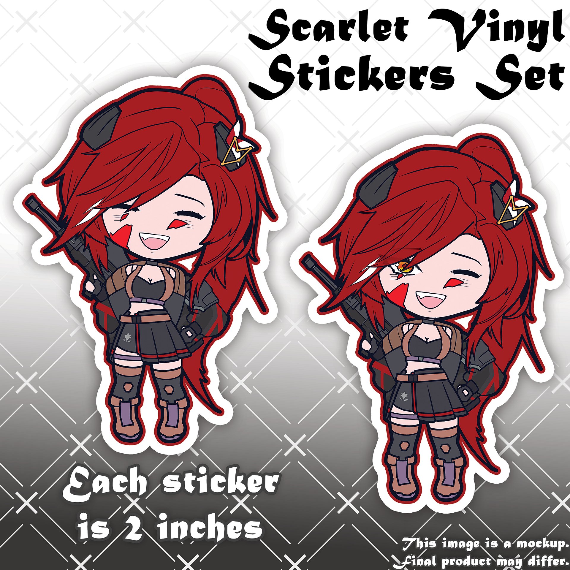 Scarlet Sticker Set [PREORDER] product image (1)