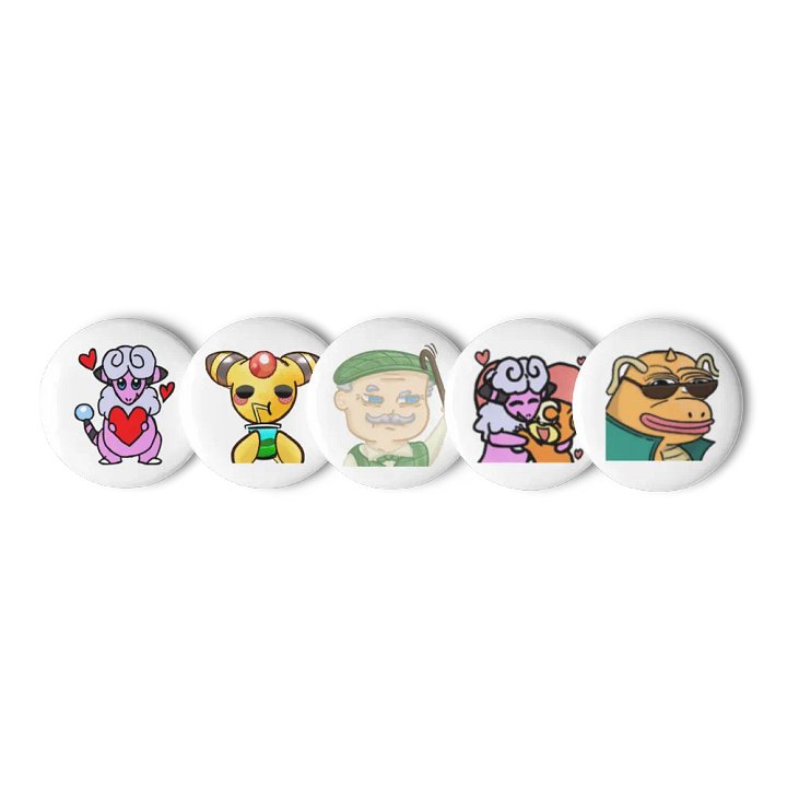 Dap Emote Pin Button Pack product image (1)