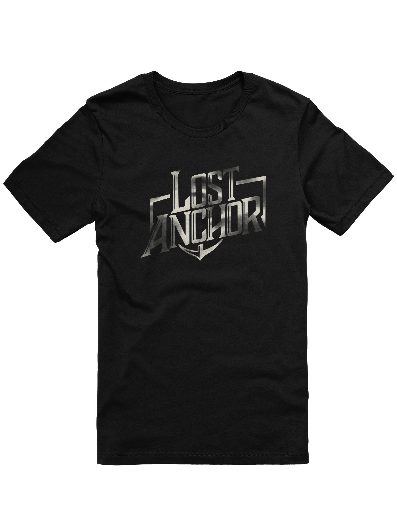 Lost Anchor Logo Tee - Black/White product image (1)