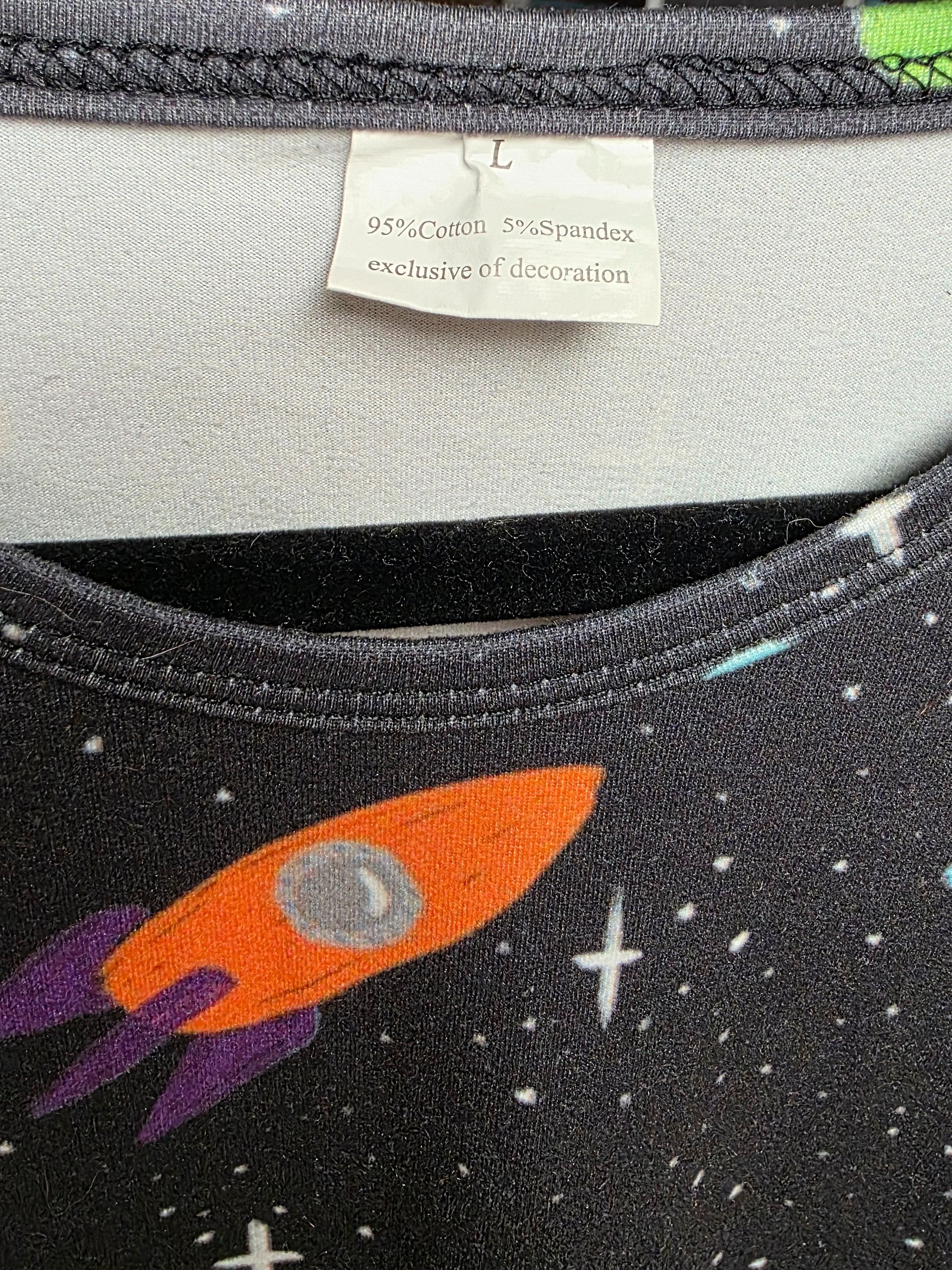 UNKNOWN - Size L (4) - GENTLY USED - Space kid dress product image (2)
