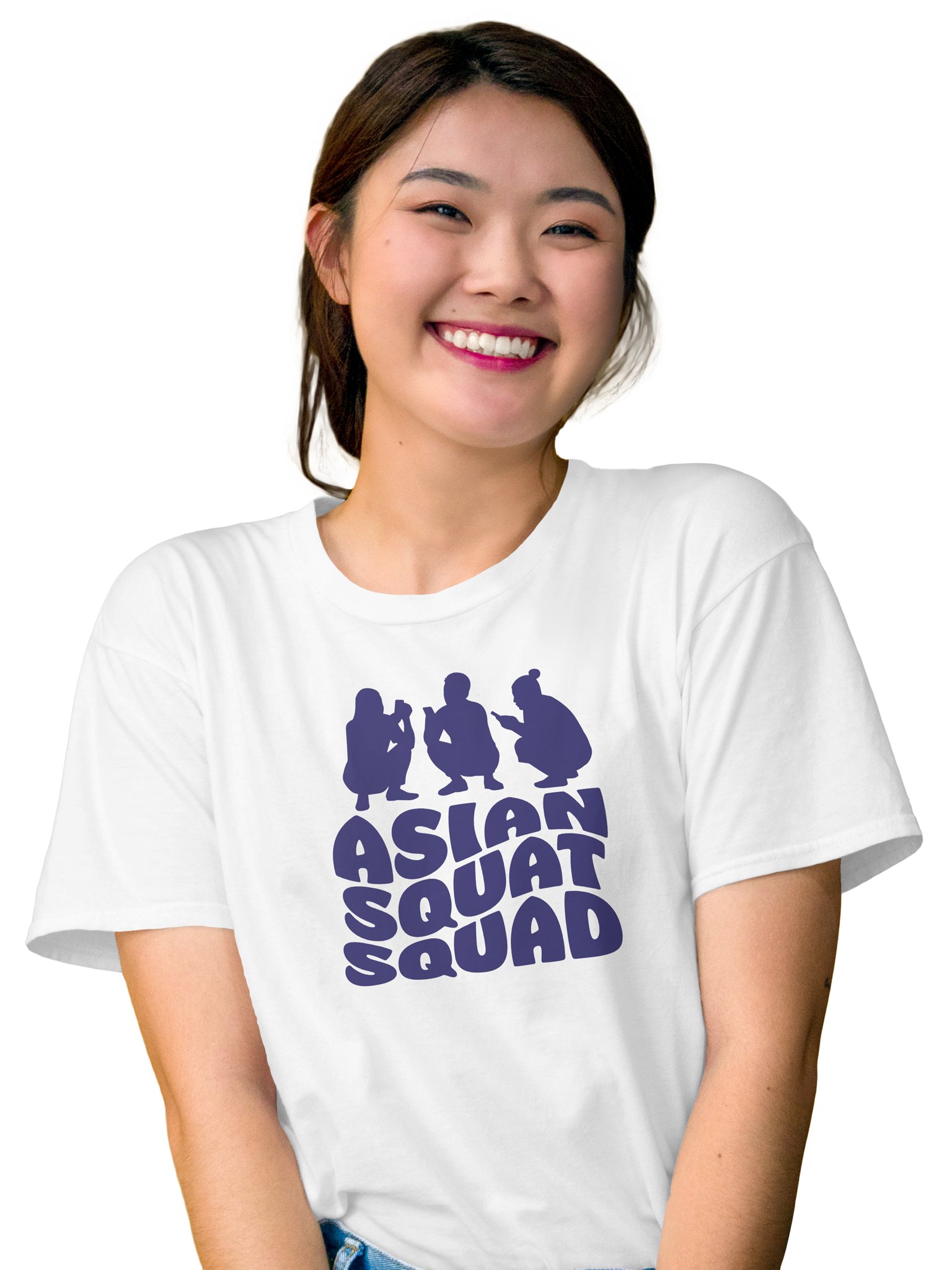 ASIAN SQUAT SQUAD Unisex T-shirt product image (2)