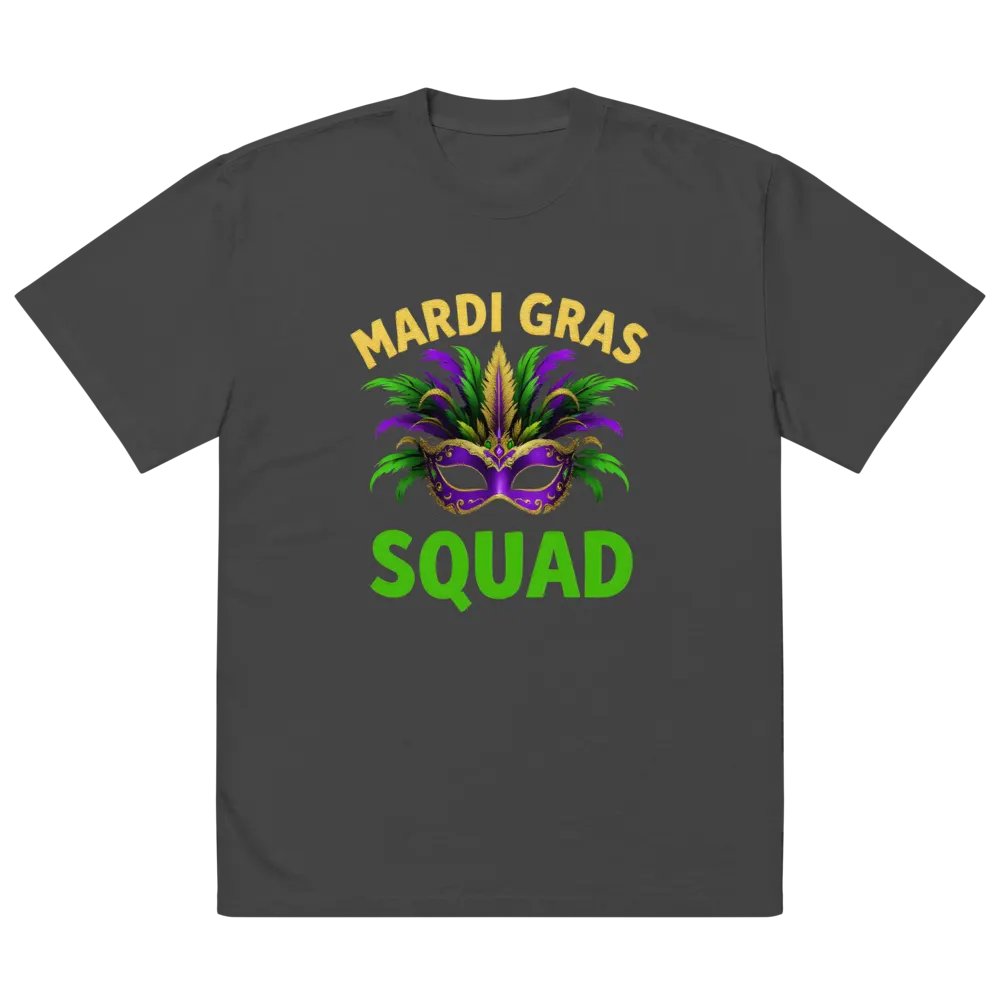 Mardi Gras Squad Oversized Tee product image (5)