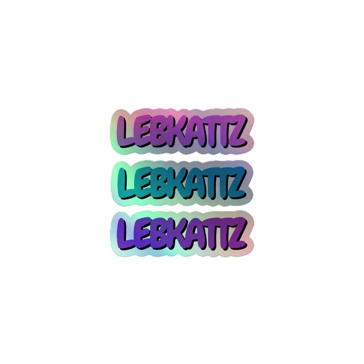 LebKattz Holographic Stickers product image (1)