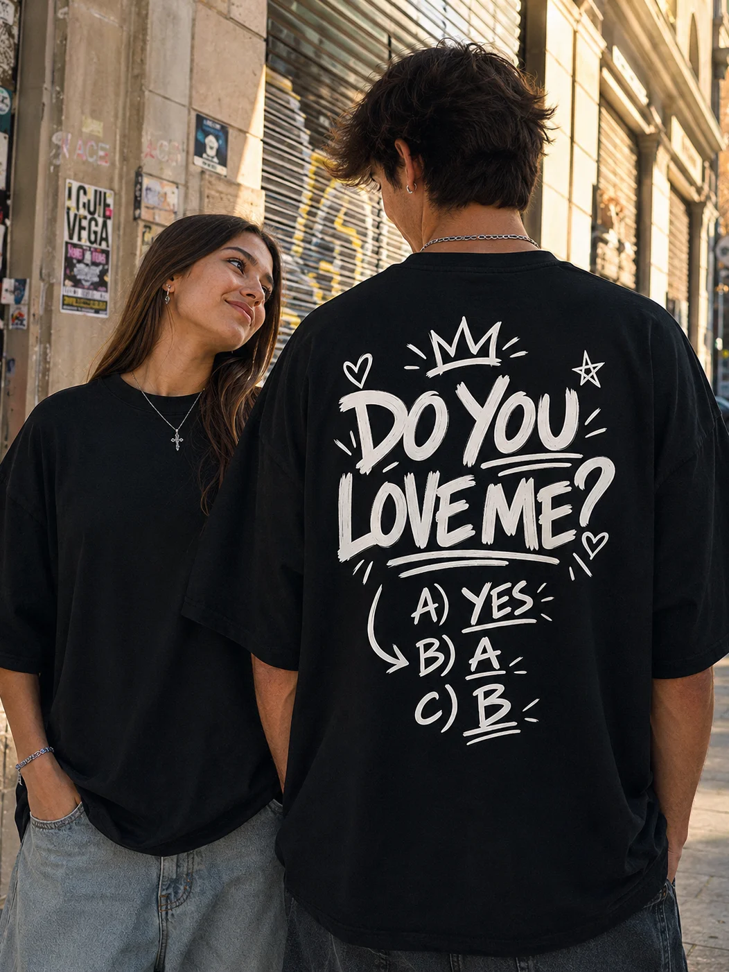 Do You Love Me? Funny Doodle Tee product image (2)