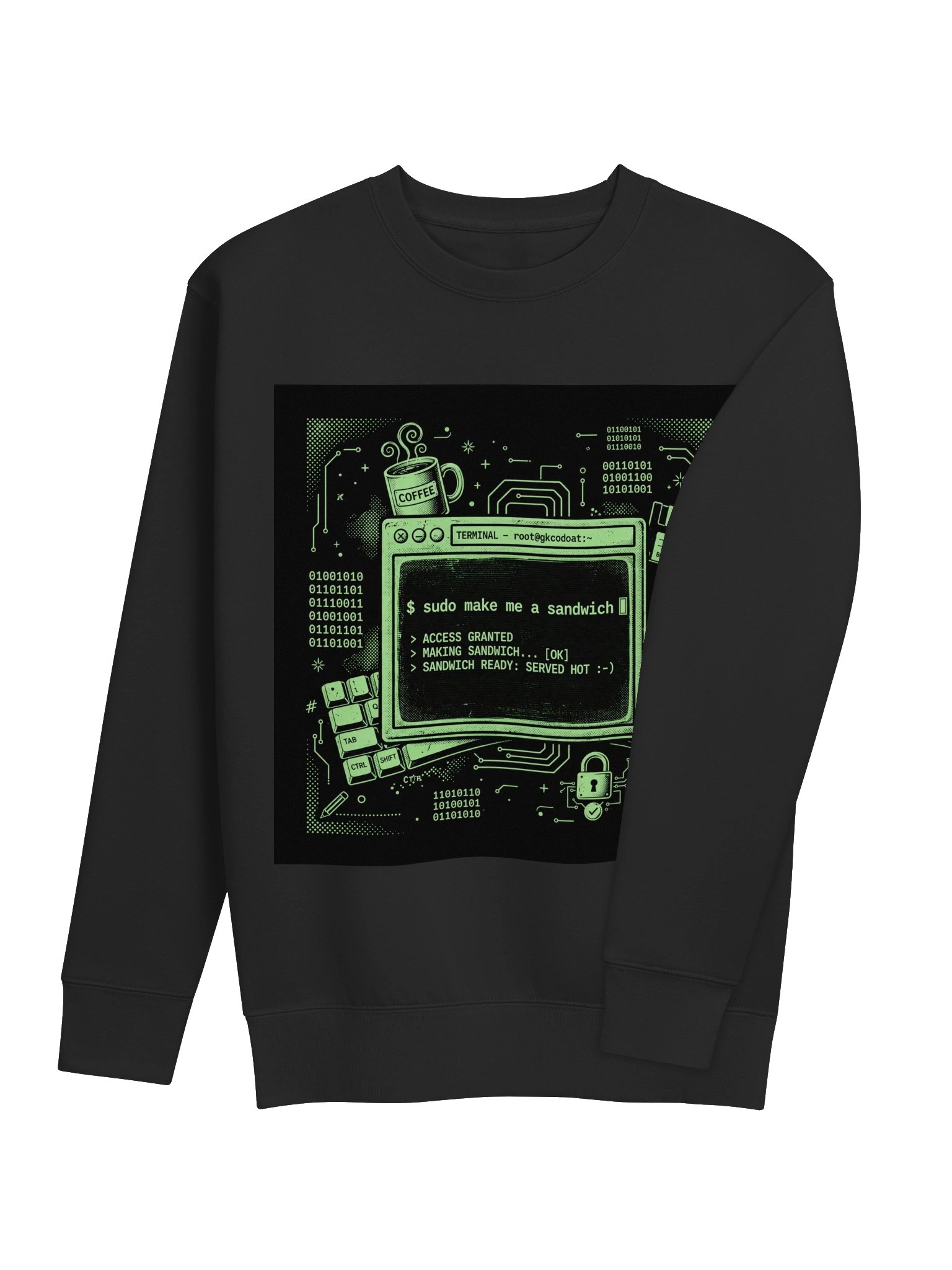 Sudo Make Me a Sandwich Sweatshirt product image (4)