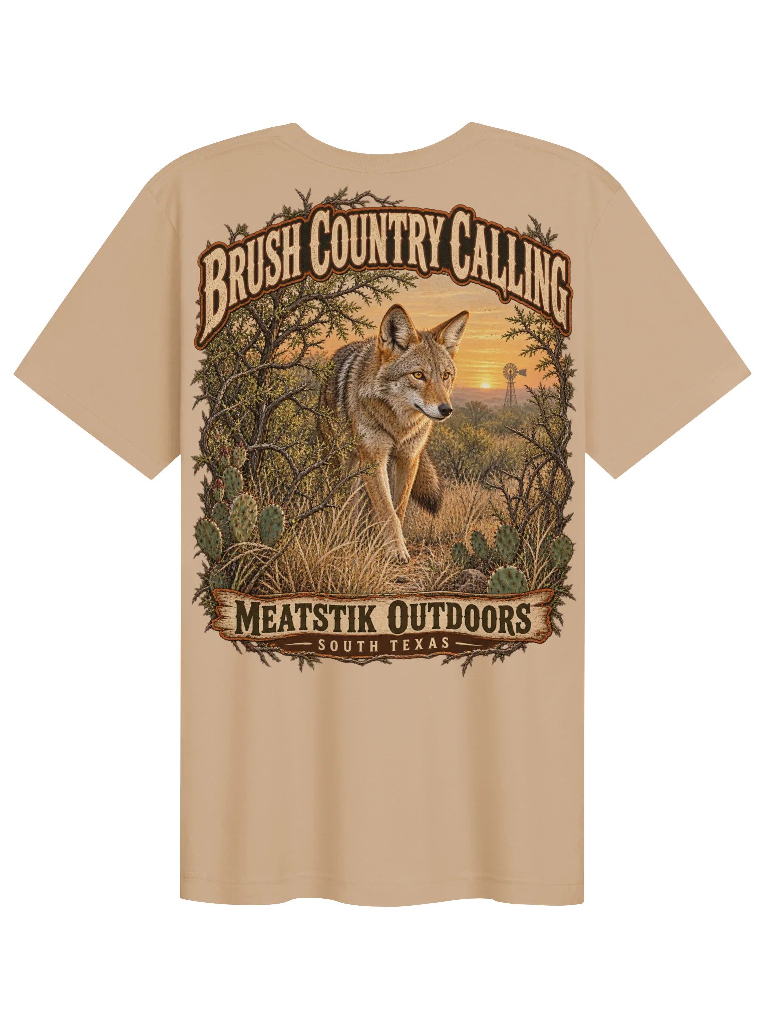 Brush Country Calling – South Texas Coyote Tee product image (146)