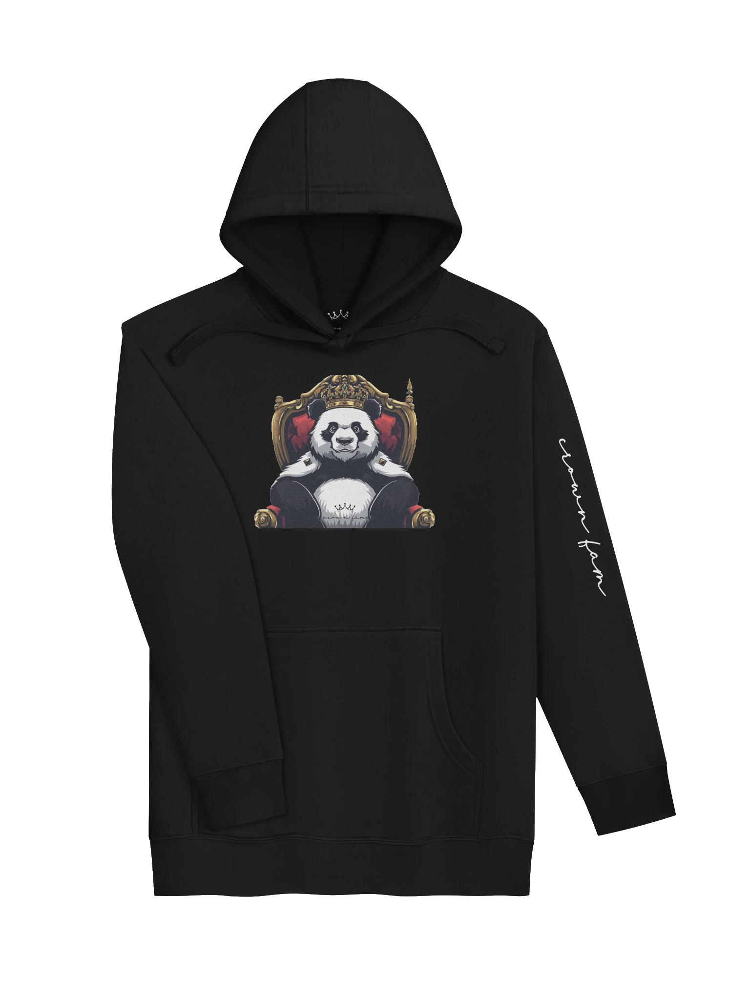 Crowned Royal Panda Unisex Hoodie product image (21)