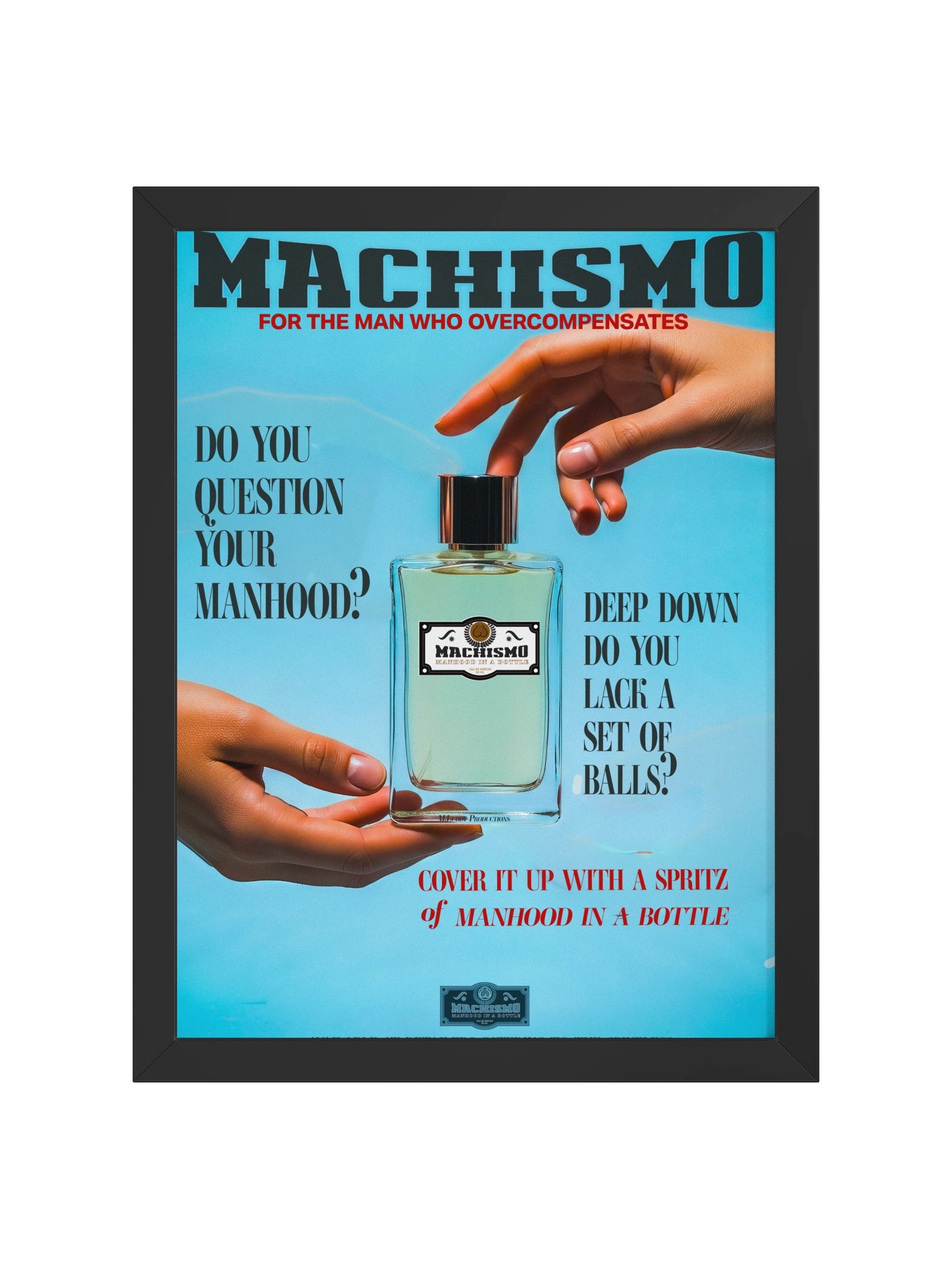 Machismo Satirical Poster Print product image (1)
