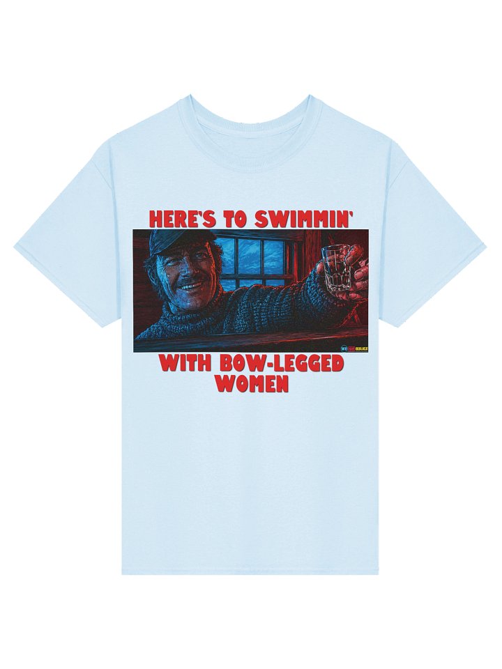 Jaws inspired Here's To Swimmin' With Bow-Legged Women T-Shirt product image (1)