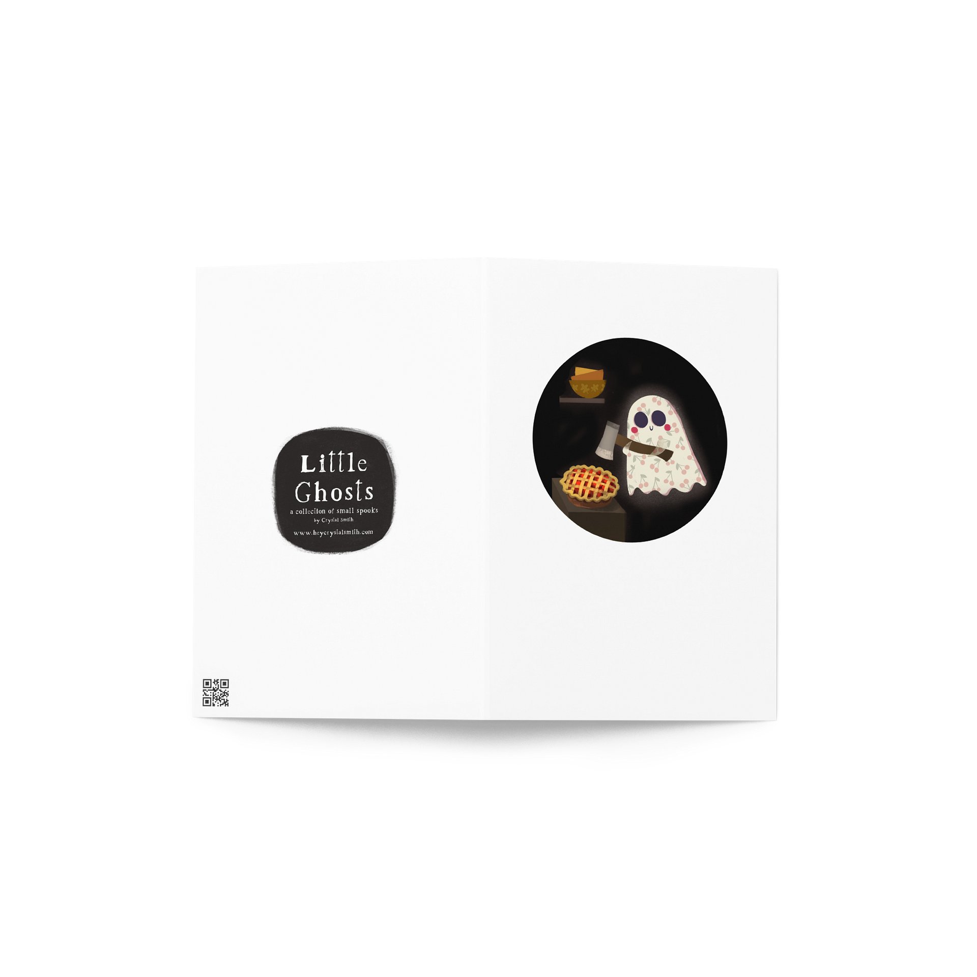 Little Ghost Cherry Pie - Greeting Card product image (5)