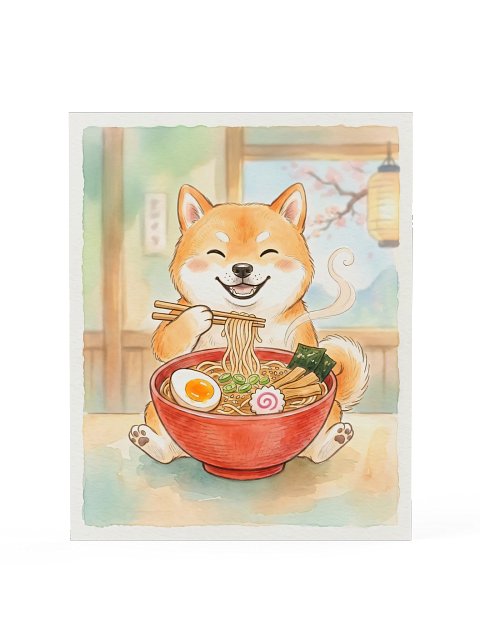 Ramen Shiba Poster