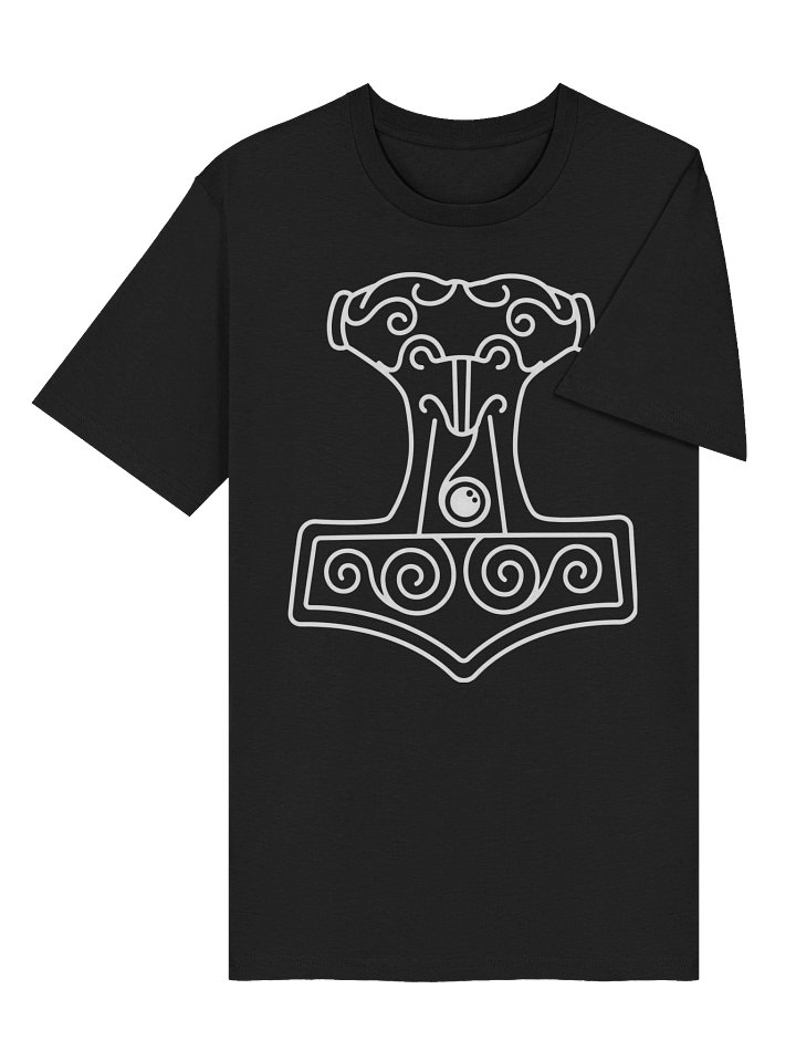 White Mjolnir - Młot Thora - koszulka unisex z bawełny organicznej product image (13)