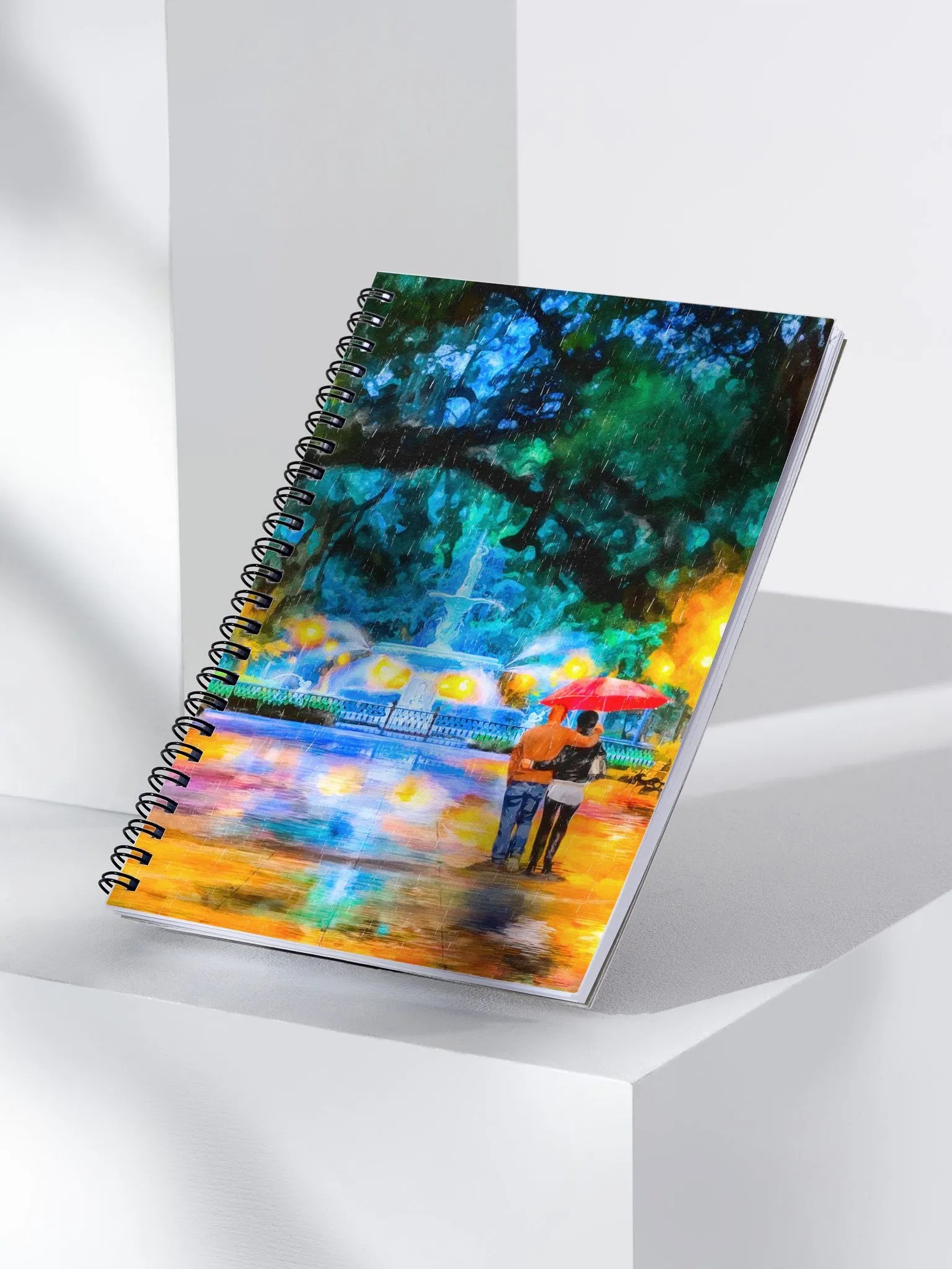Forsyth Park – Savannah Fountain Spiral Notebook product image (3)