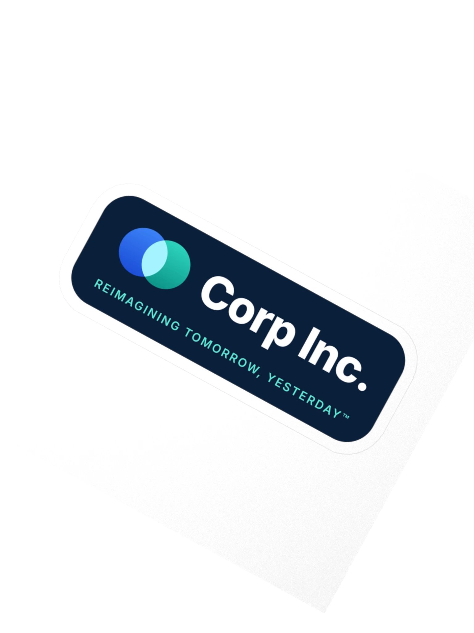 Corp Inc. Logo Sticker product image (2)